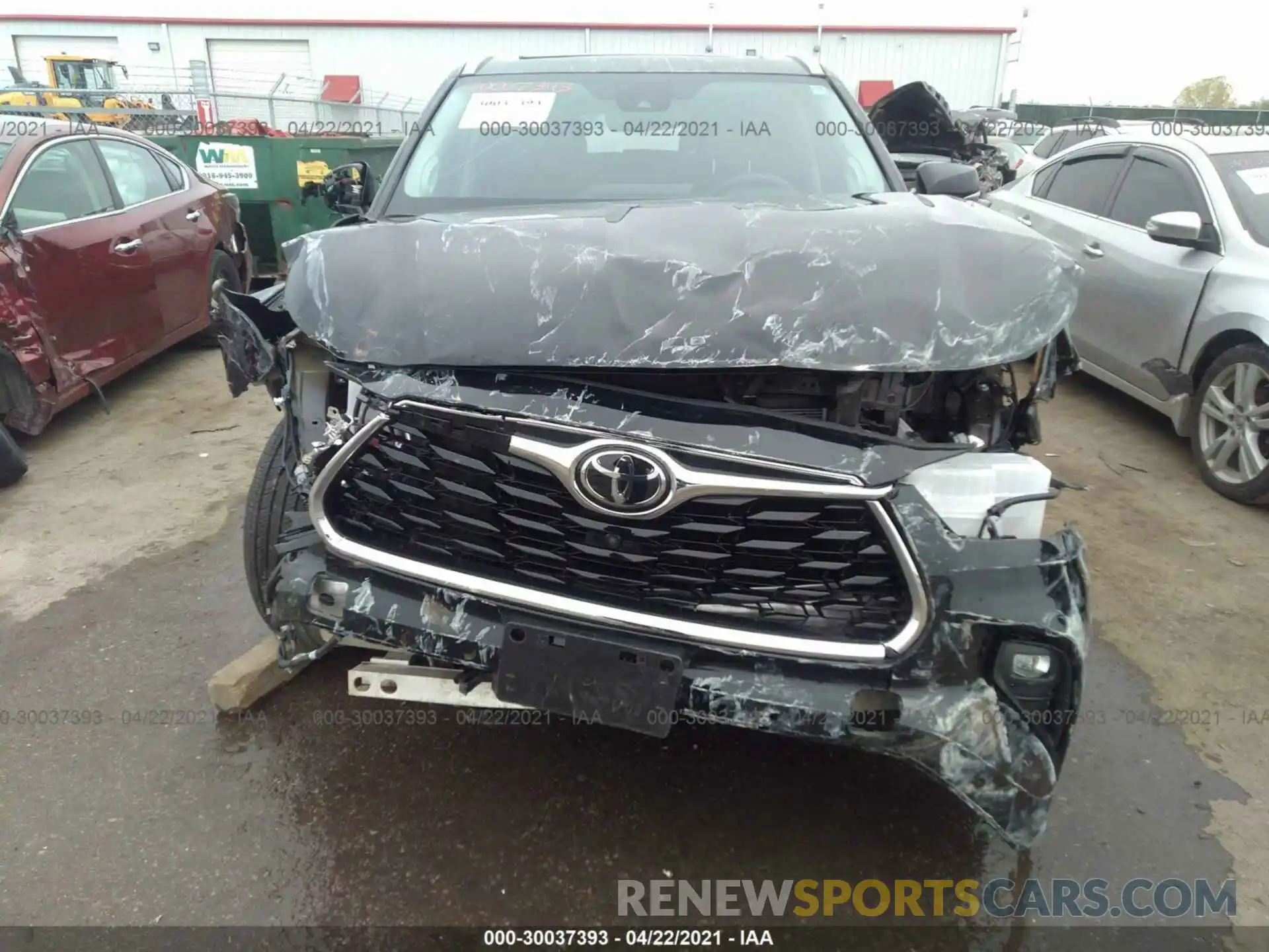 6 Photograph of a damaged car 5TDDZRBH0LS031801 TOYOTA HIGHLANDER 2020