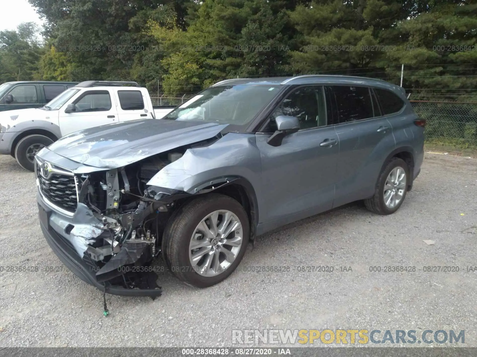2 Photograph of a damaged car 5TDDZRBH1LS015056 TOYOTA HIGHLANDER 2020