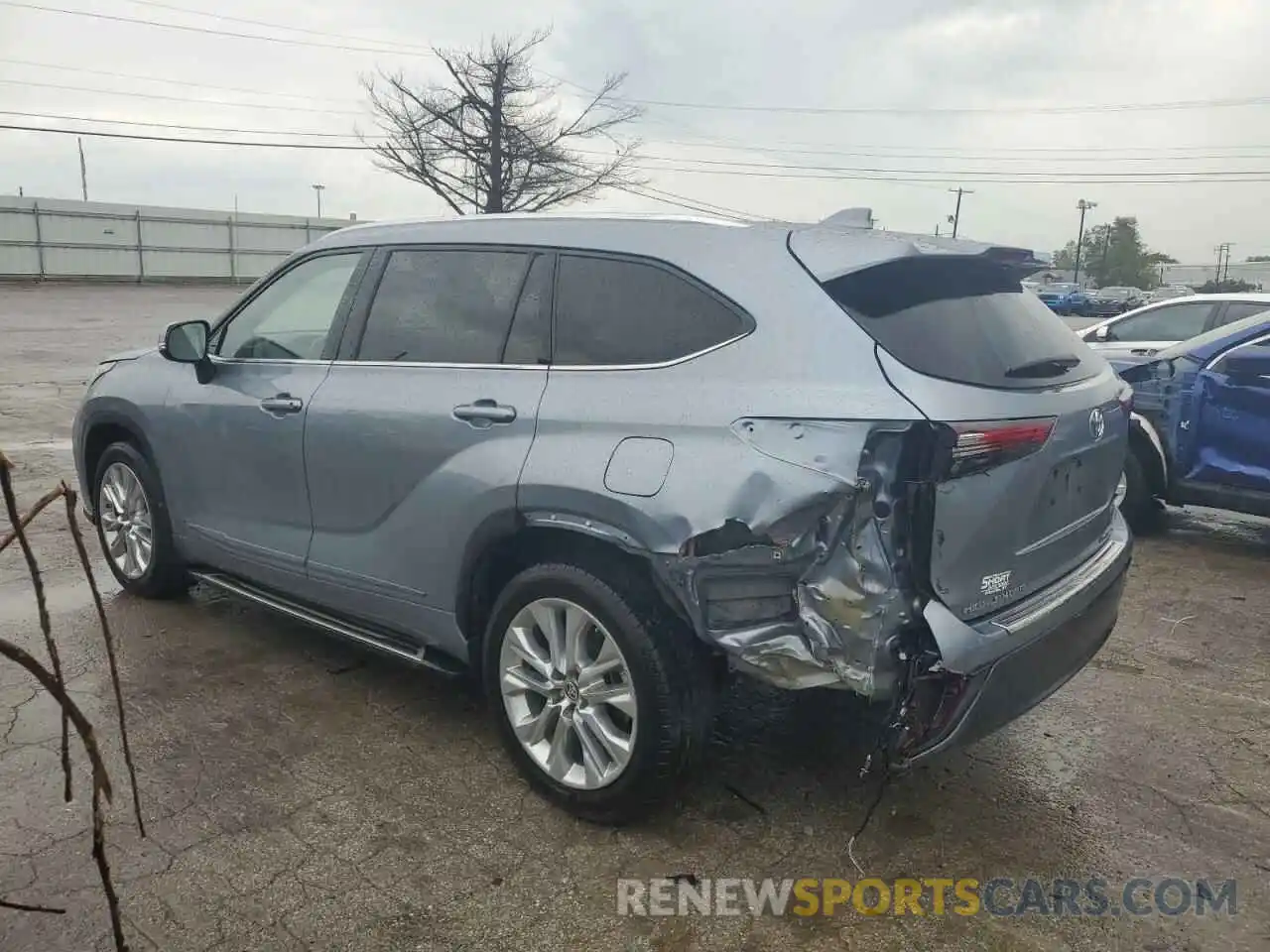 2 Photograph of a damaged car 5TDDZRBH1LS018216 TOYOTA HIGHLANDER 2020