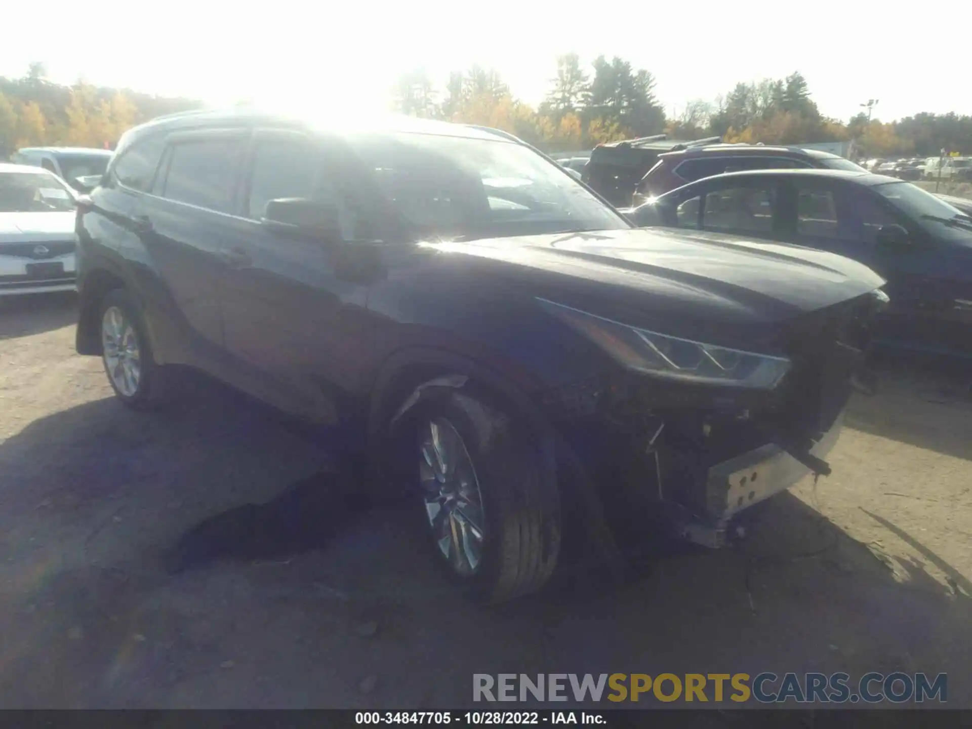 1 Photograph of a damaged car 5TDDZRBH1LS056139 TOYOTA HIGHLANDER 2020