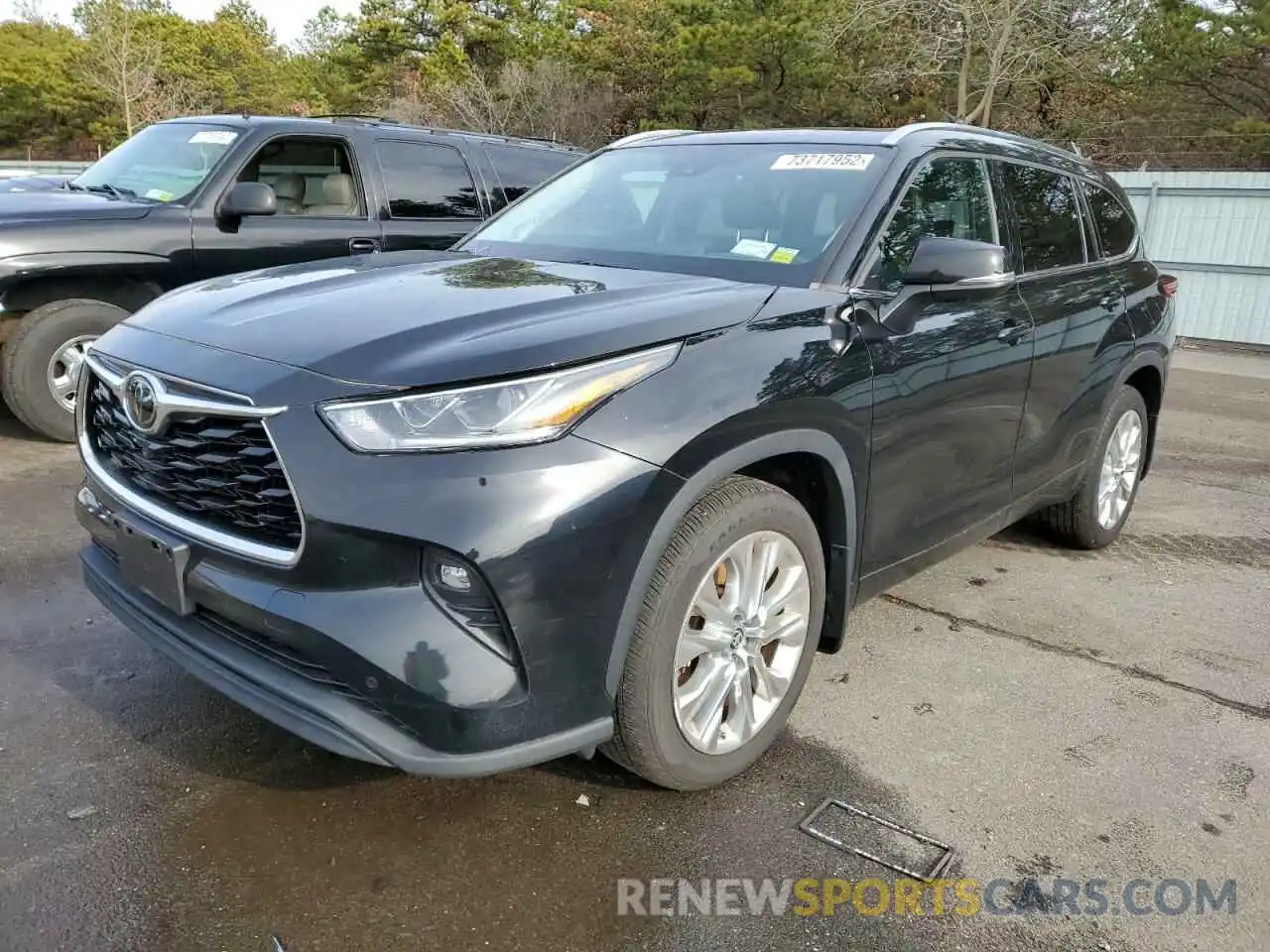 1 Photograph of a damaged car 5TDDZRBH2LS014305 TOYOTA HIGHLANDER 2020