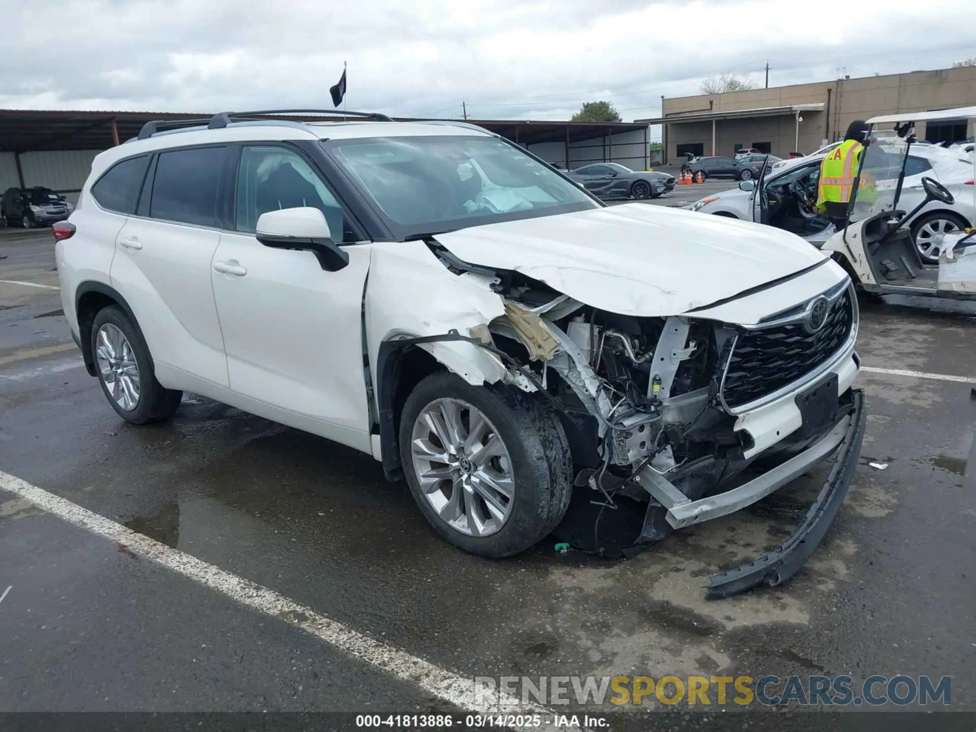 1 Photograph of a damaged car 5TDDZRBH4LS044504 TOYOTA HIGHLANDER 2020