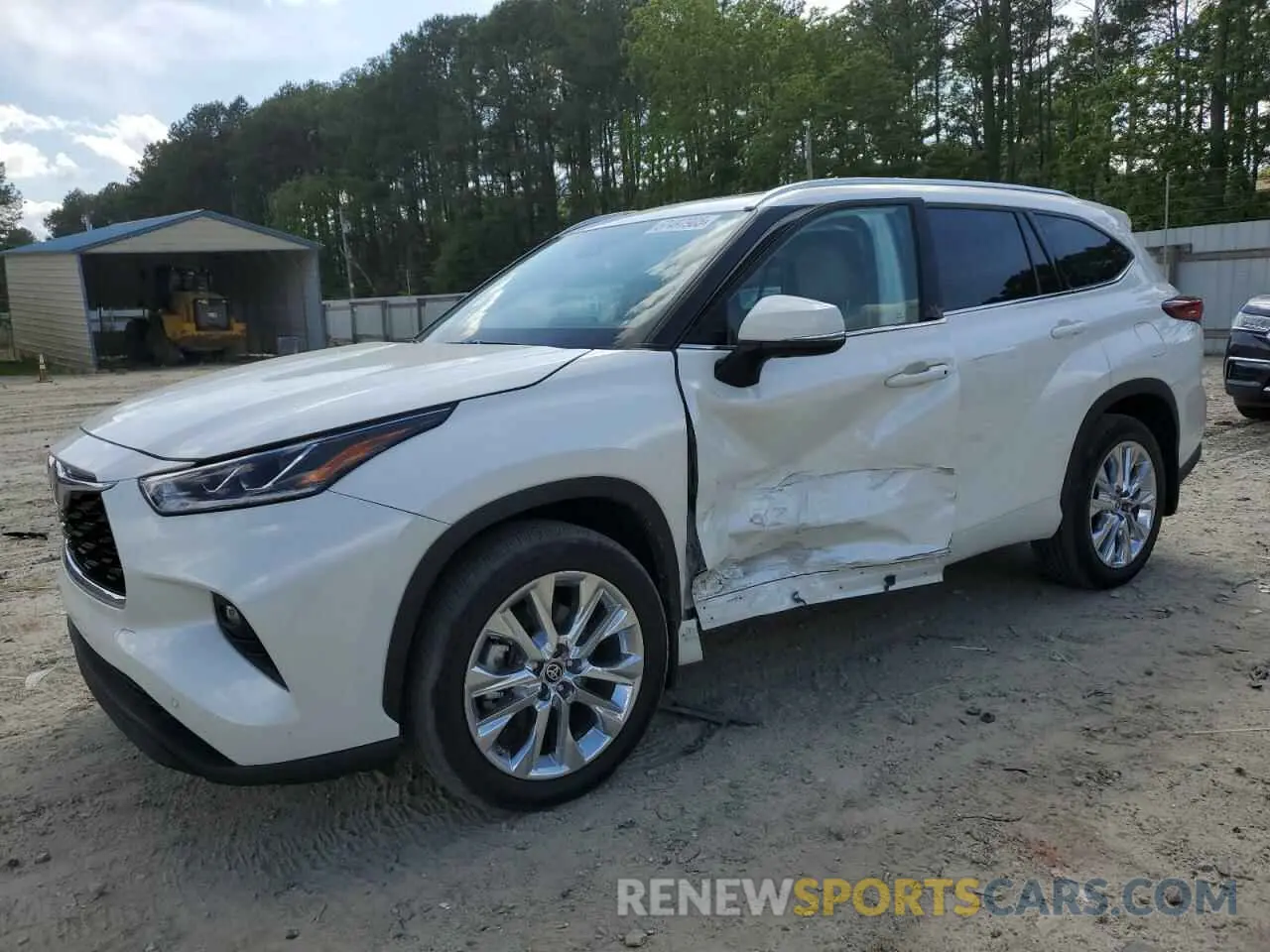 1 Photograph of a damaged car 5TDDZRBH5LS051090 TOYOTA HIGHLANDER 2020