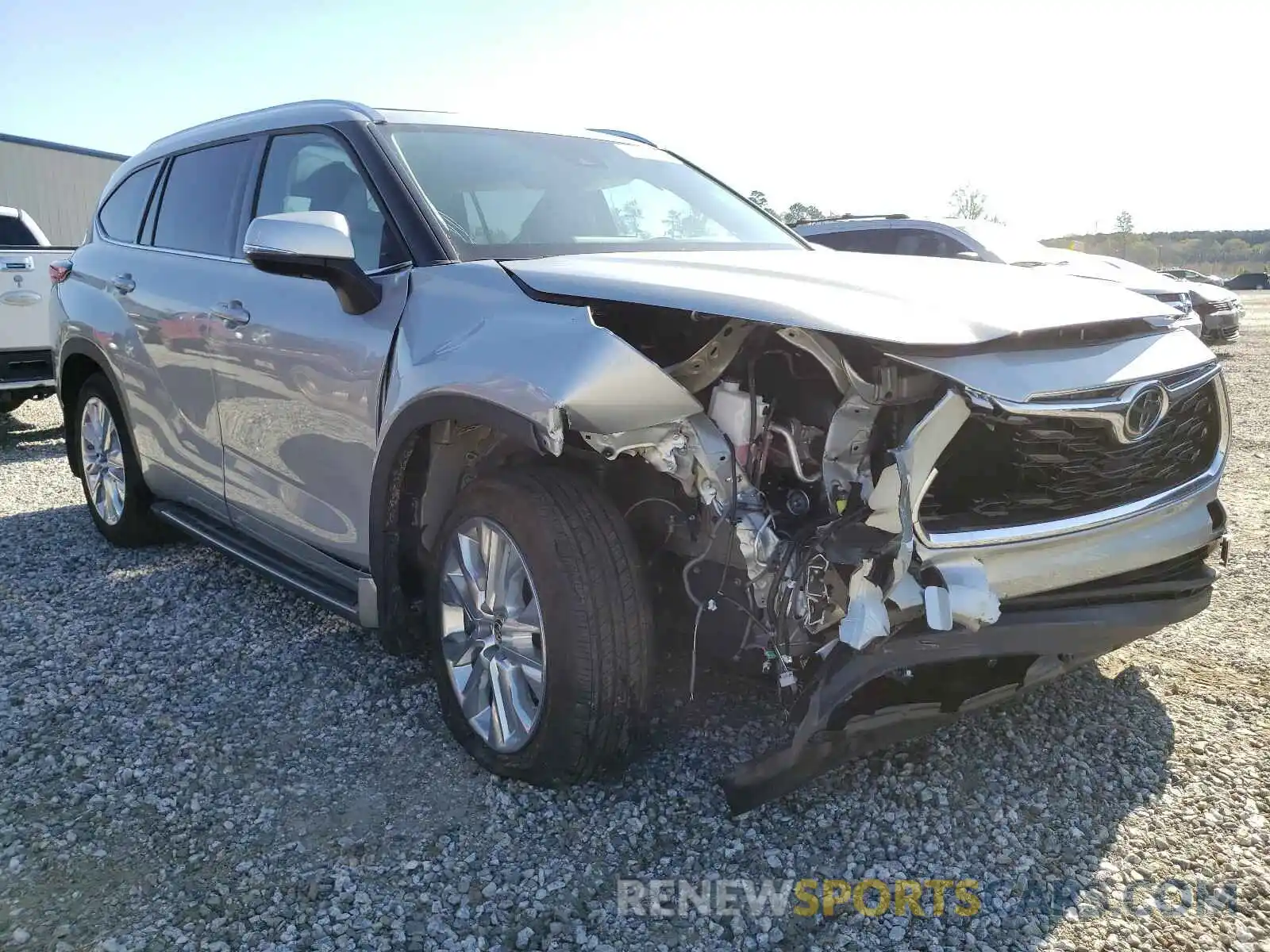 1 Photograph of a damaged car 5TDDZRBH6LS030474 TOYOTA HIGHLANDER 2020