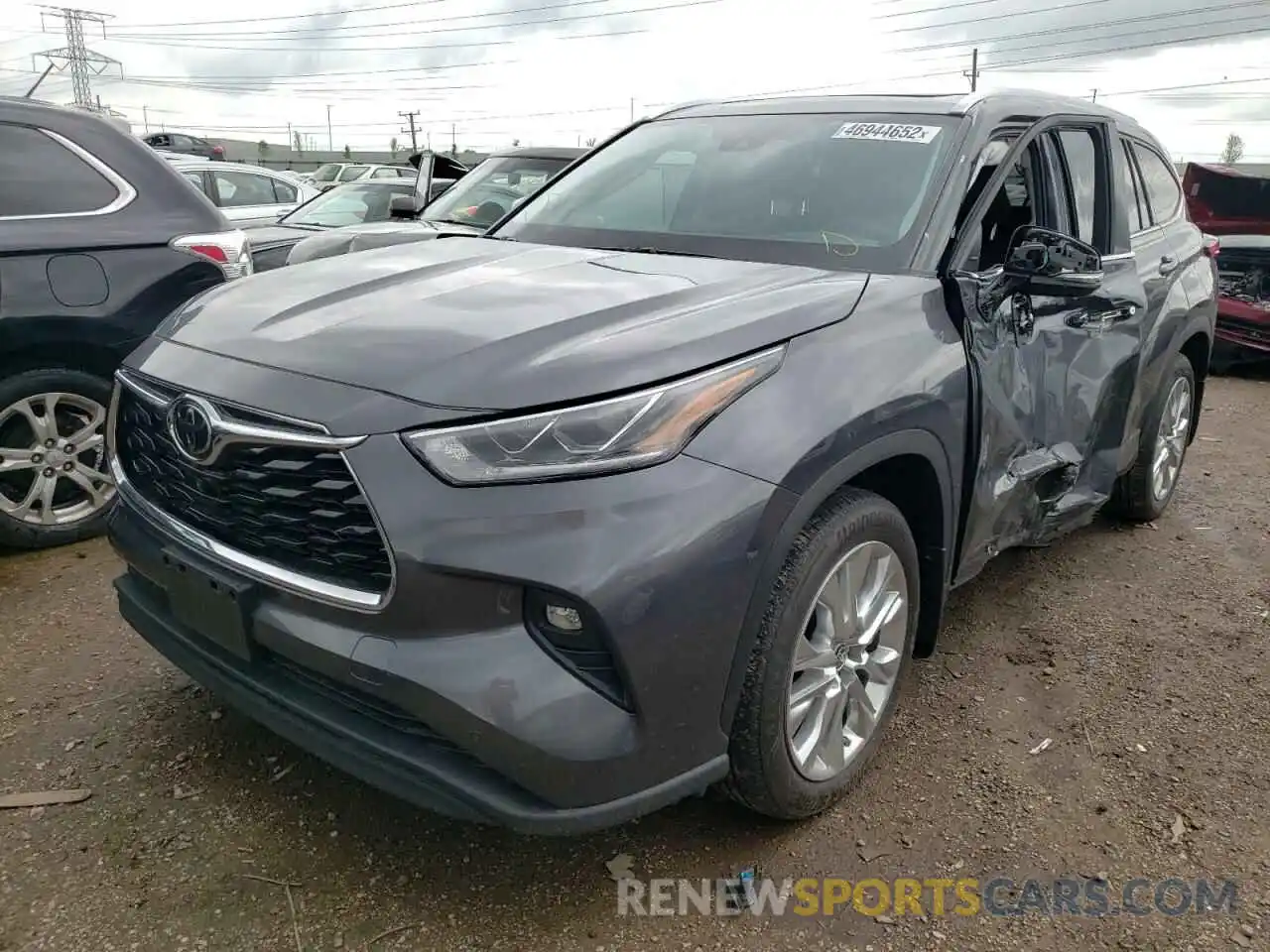 2 Photograph of a damaged car 5TDDZRBH7LS011349 TOYOTA HIGHLANDER 2020