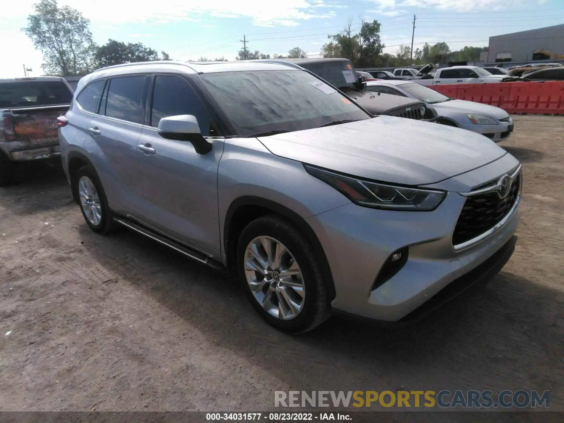 1 Photograph of a damaged car 5TDDZRBH7LS013621 TOYOTA HIGHLANDER 2020