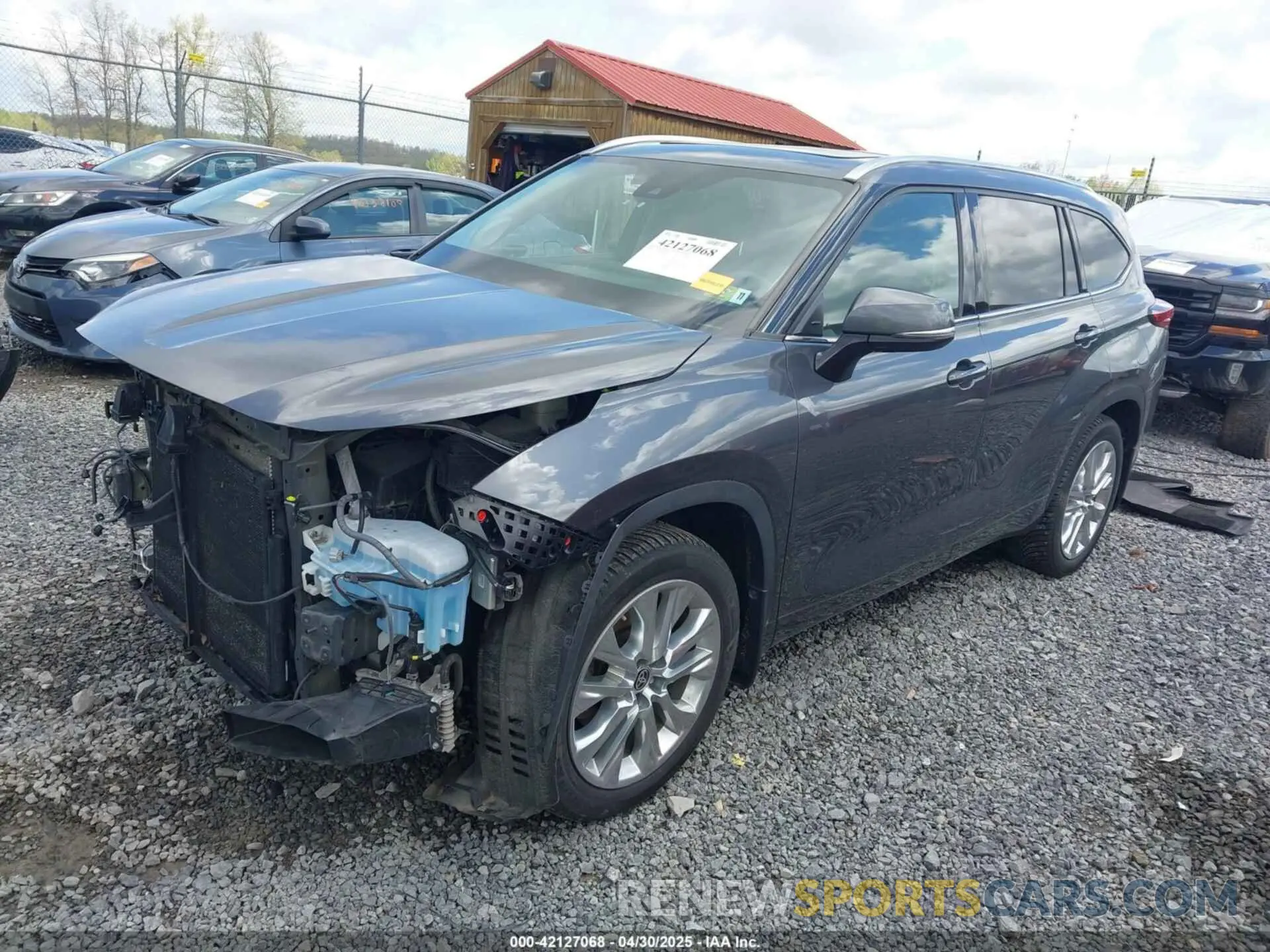 2 Photograph of a damaged car 5TDDZRBH7LS015529 TOYOTA HIGHLANDER 2020