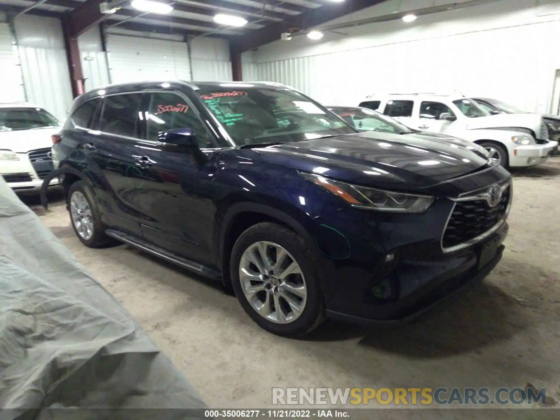 1 Photograph of a damaged car 5TDDZRBH8LS003311 TOYOTA HIGHLANDER 2020