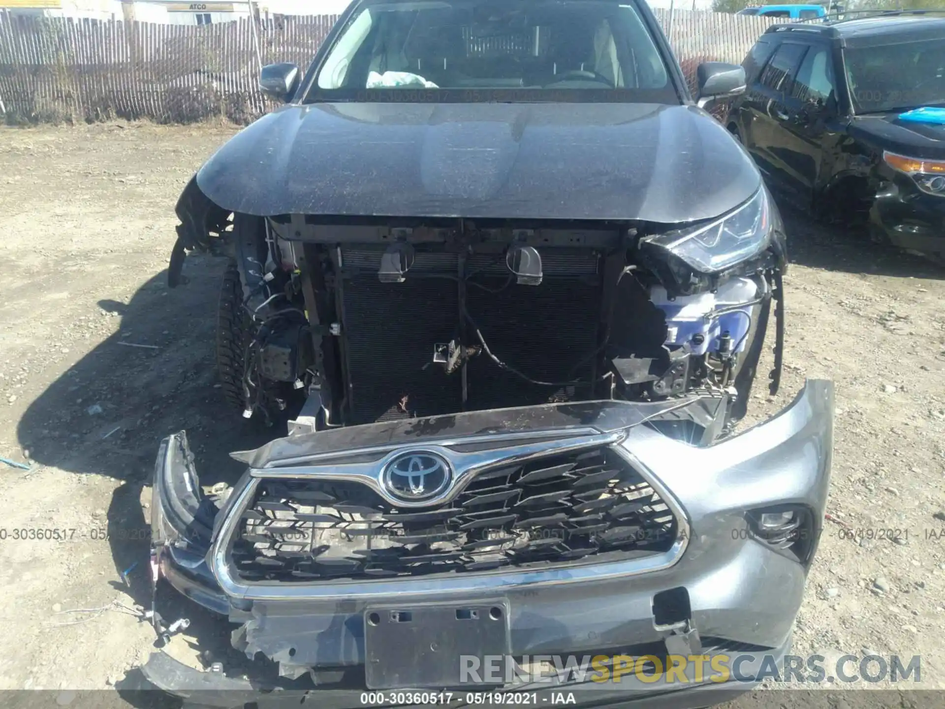 6 Photograph of a damaged car 5TDDZRBHXLS010325 TOYOTA HIGHLANDER 2020