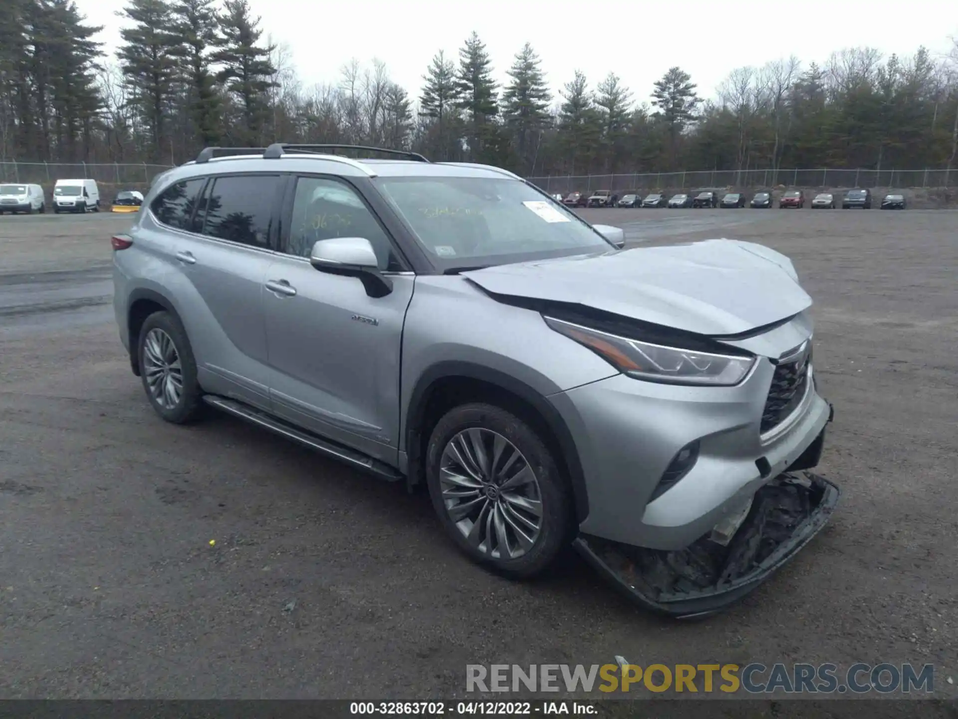 1 Photograph of a damaged car 5TDEBRCH0LS001379 TOYOTA HIGHLANDER 2020