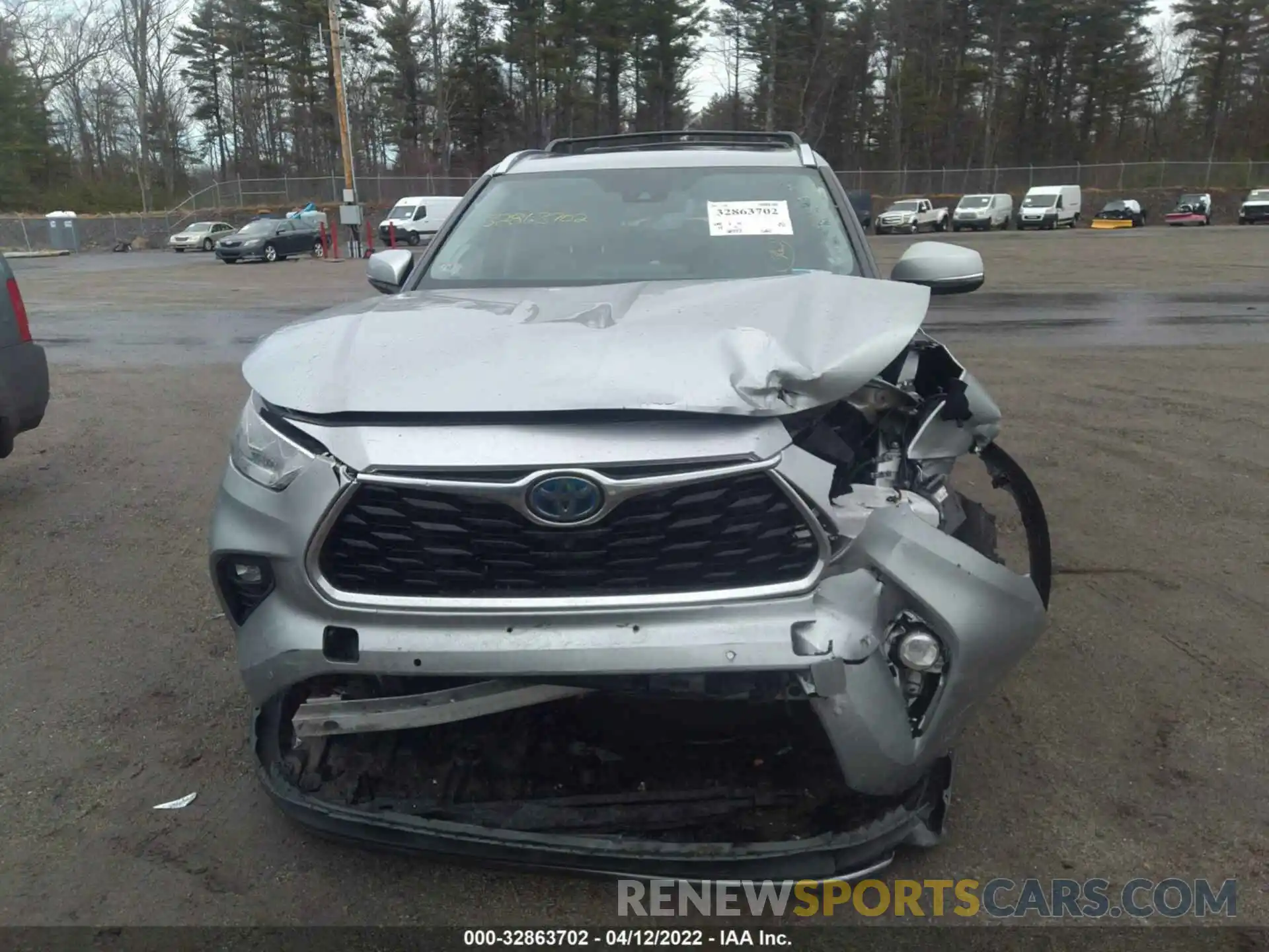 6 Photograph of a damaged car 5TDEBRCH0LS001379 TOYOTA HIGHLANDER 2020