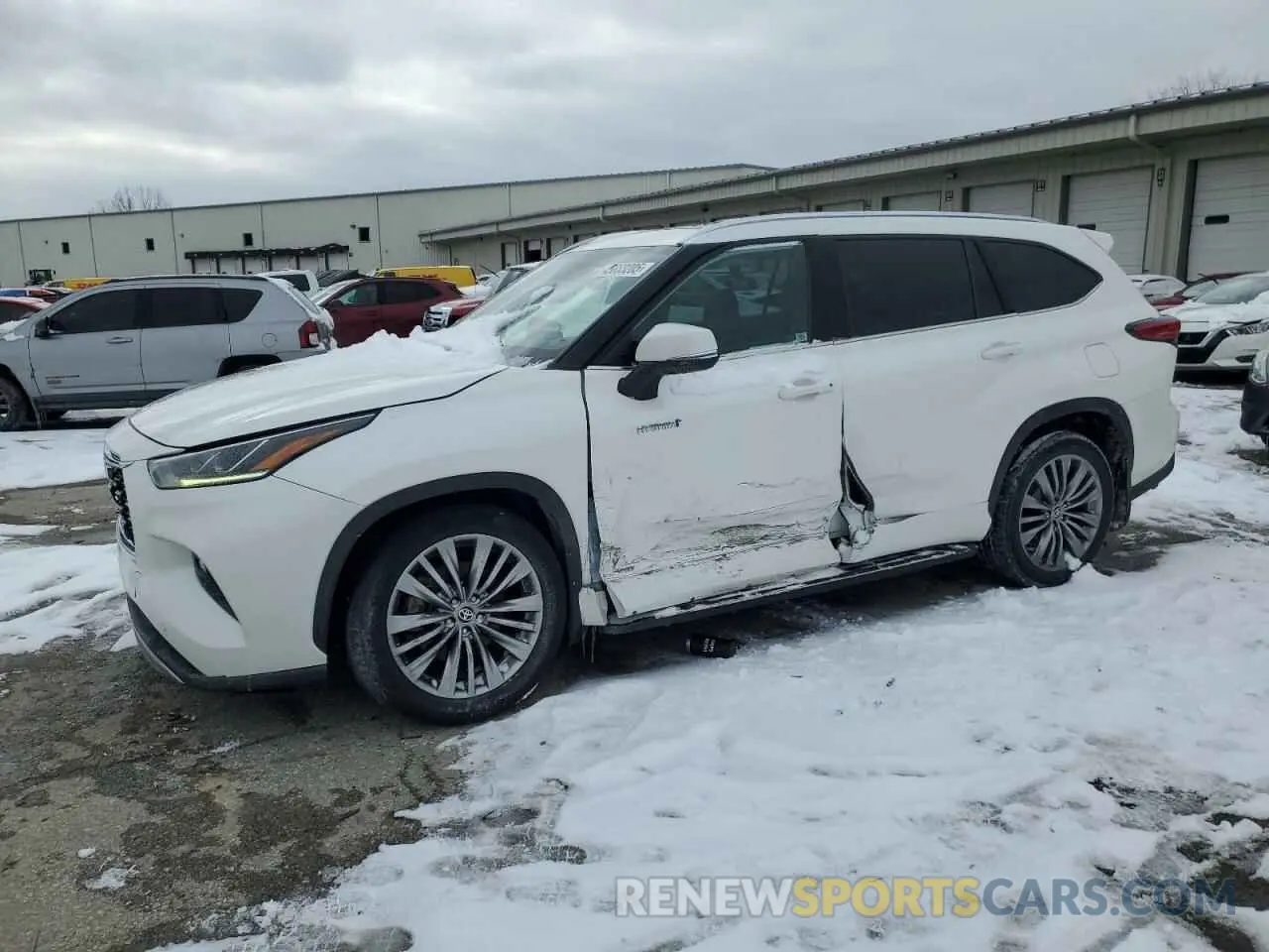1 Photograph of a damaged car 5TDEBRCH0LS013869 TOYOTA HIGHLANDER 2020