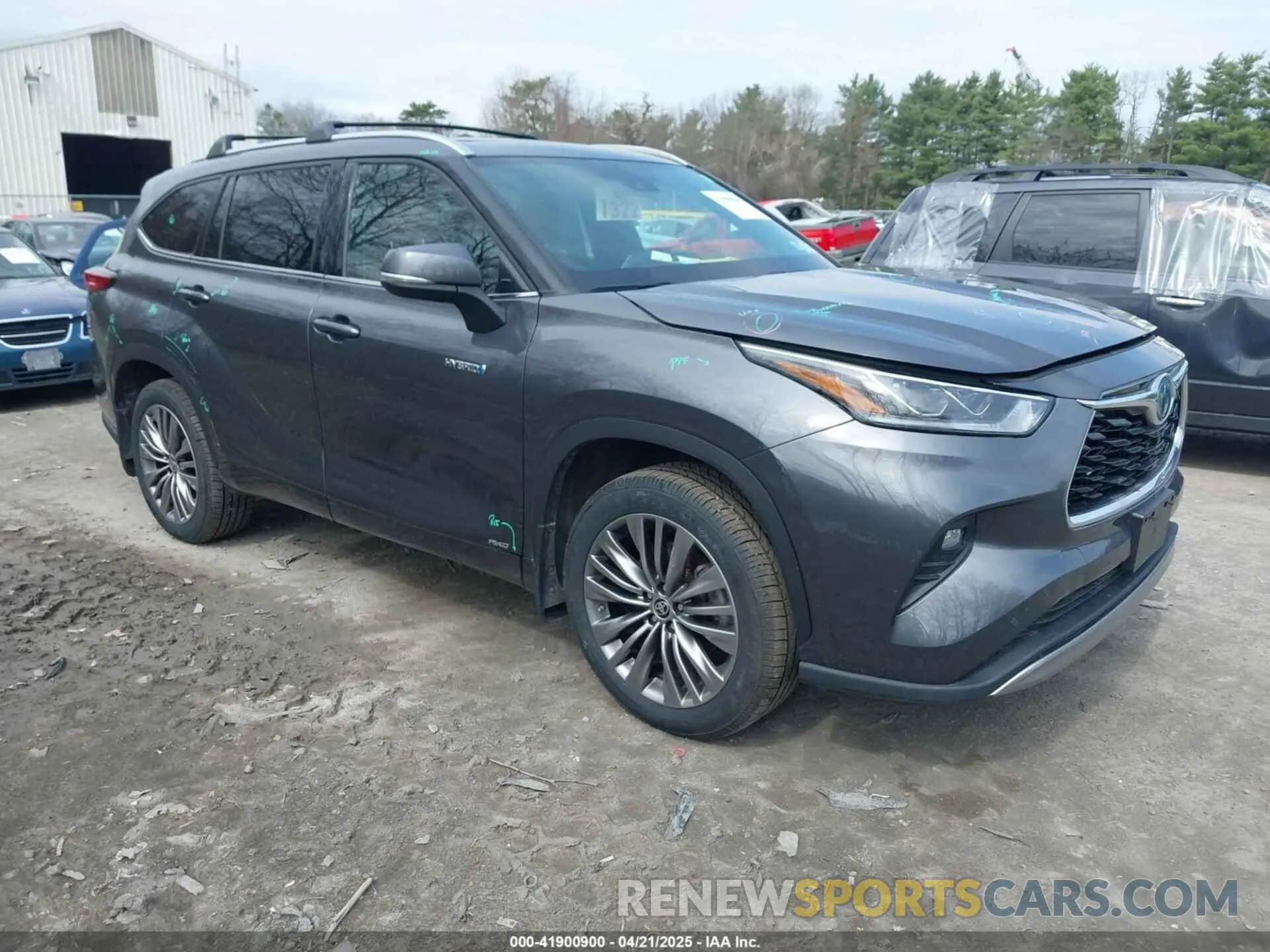 1 Photograph of a damaged car 5TDEBRCH1LS014092 TOYOTA HIGHLANDER 2020