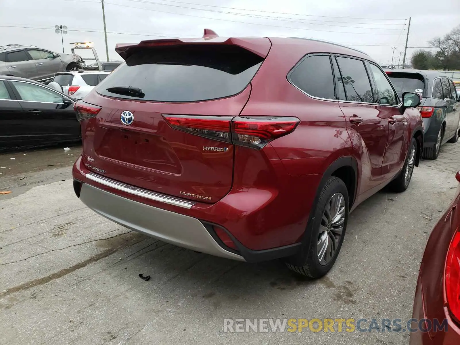 4 Photograph of a damaged car 5TDEBRCH2LS010021 TOYOTA HIGHLANDER 2020