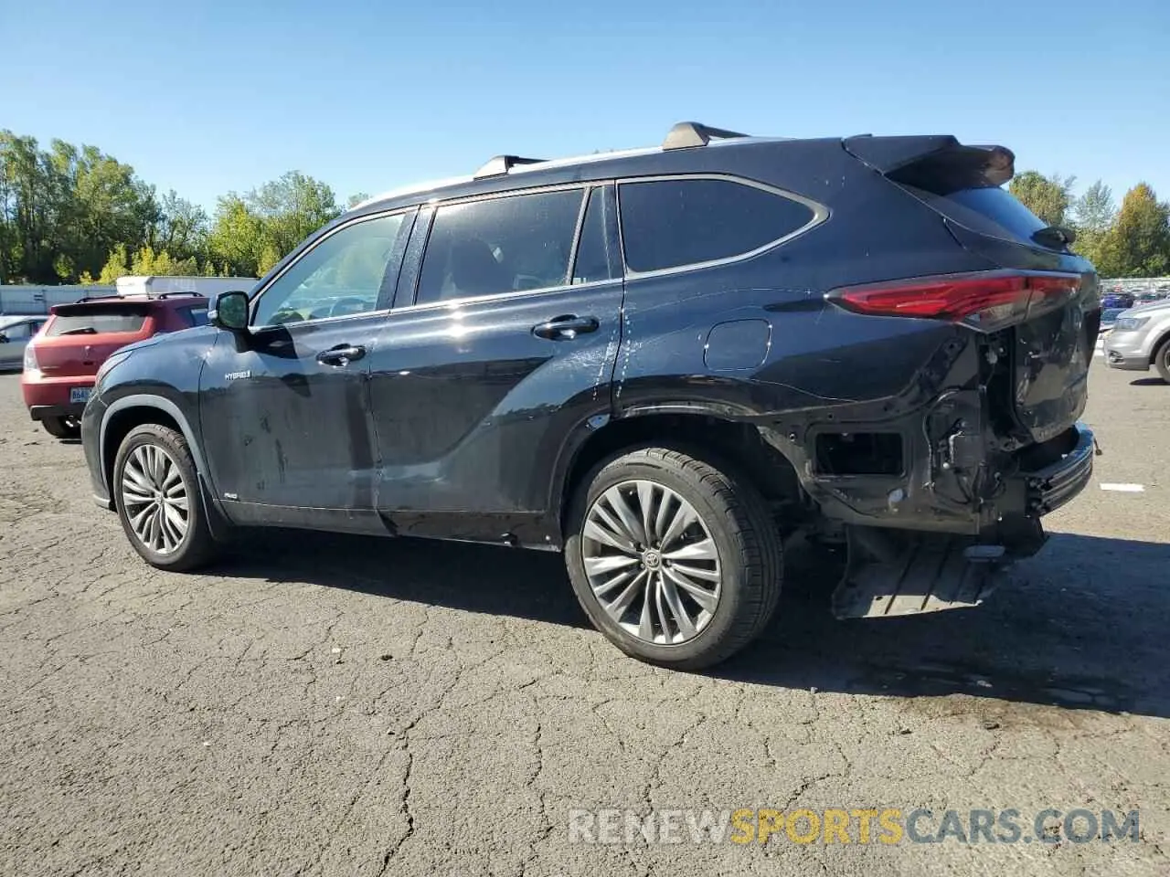 2 Photograph of a damaged car 5TDEBRCH3LS002641 TOYOTA HIGHLANDER 2020