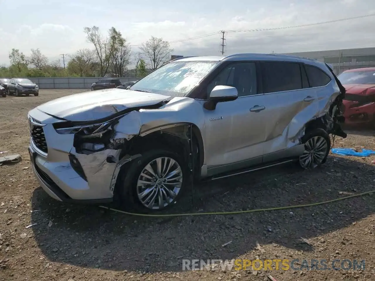 1 Photograph of a damaged car 5TDEBRCH4LS004852 TOYOTA HIGHLANDER 2020