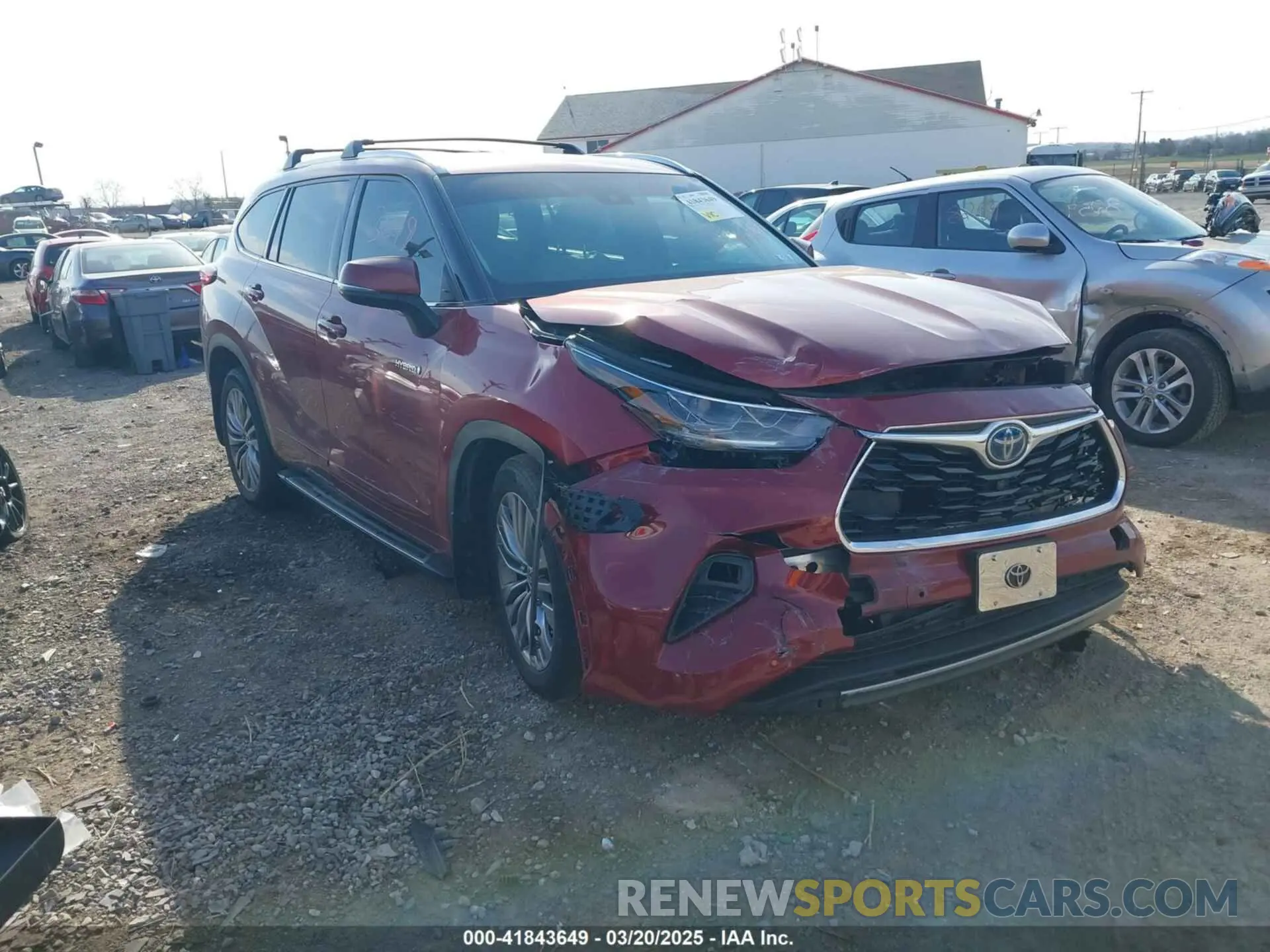 6 Photograph of a damaged car 5TDEBRCH8LS005843 TOYOTA HIGHLANDER 2020