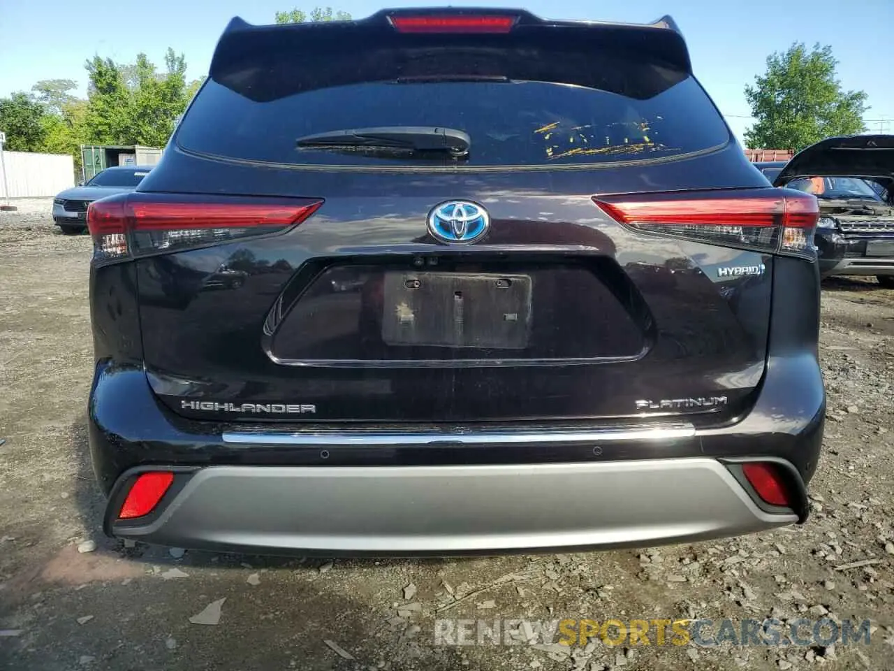 6 Photograph of a damaged car 5TDEBRCH9LS002465 TOYOTA HIGHLANDER 2020