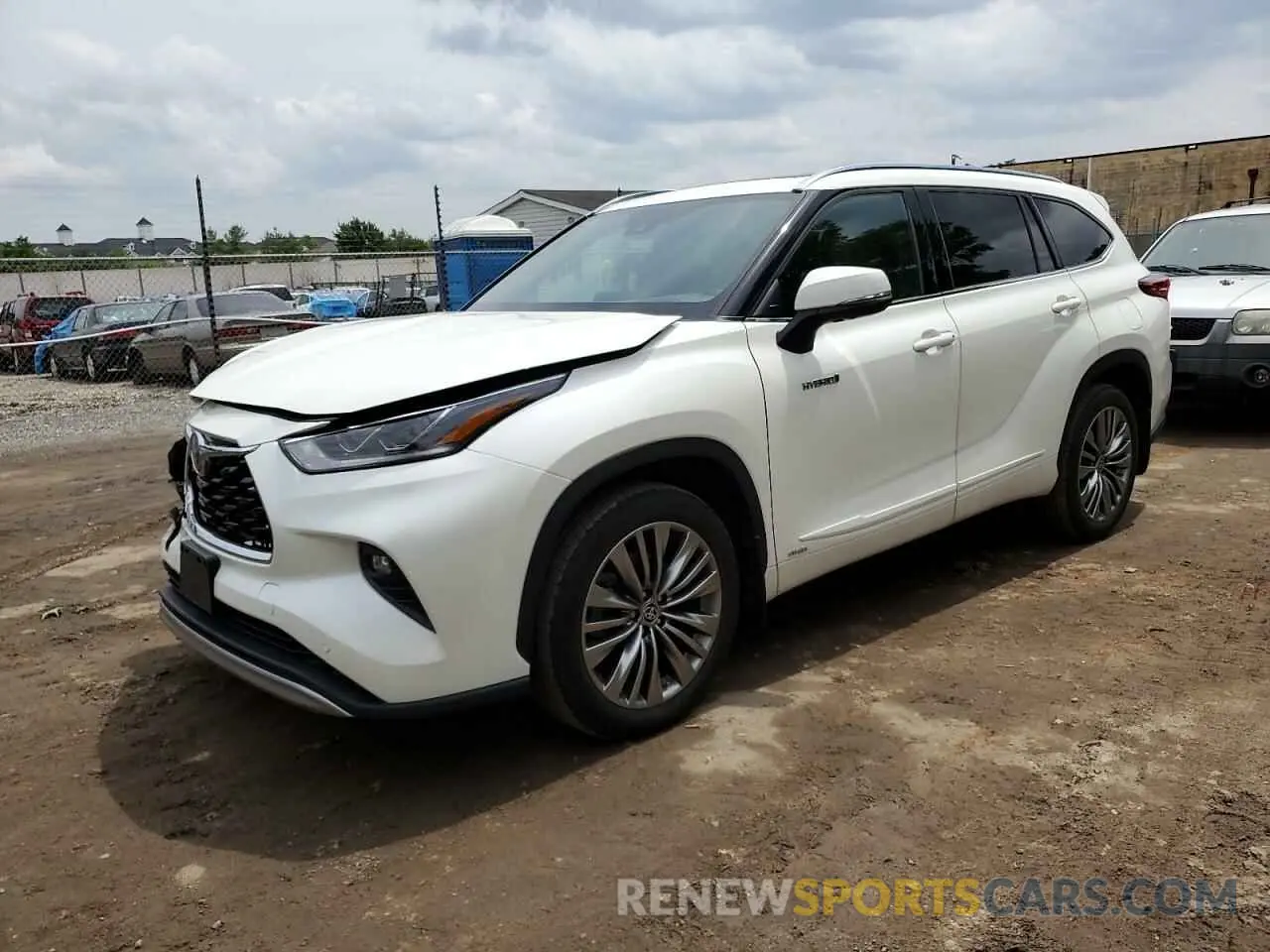 1 Photograph of a damaged car 5TDEBRCHXLS001177 TOYOTA HIGHLANDER 2020