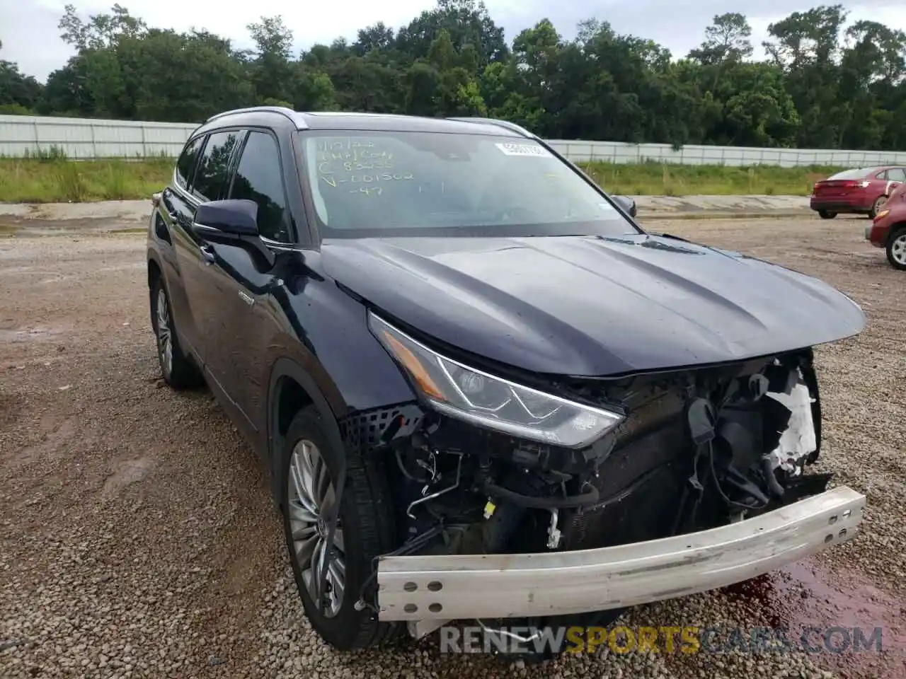 1 Photograph of a damaged car 5TDFARAH3LS001502 TOYOTA HIGHLANDER 2020