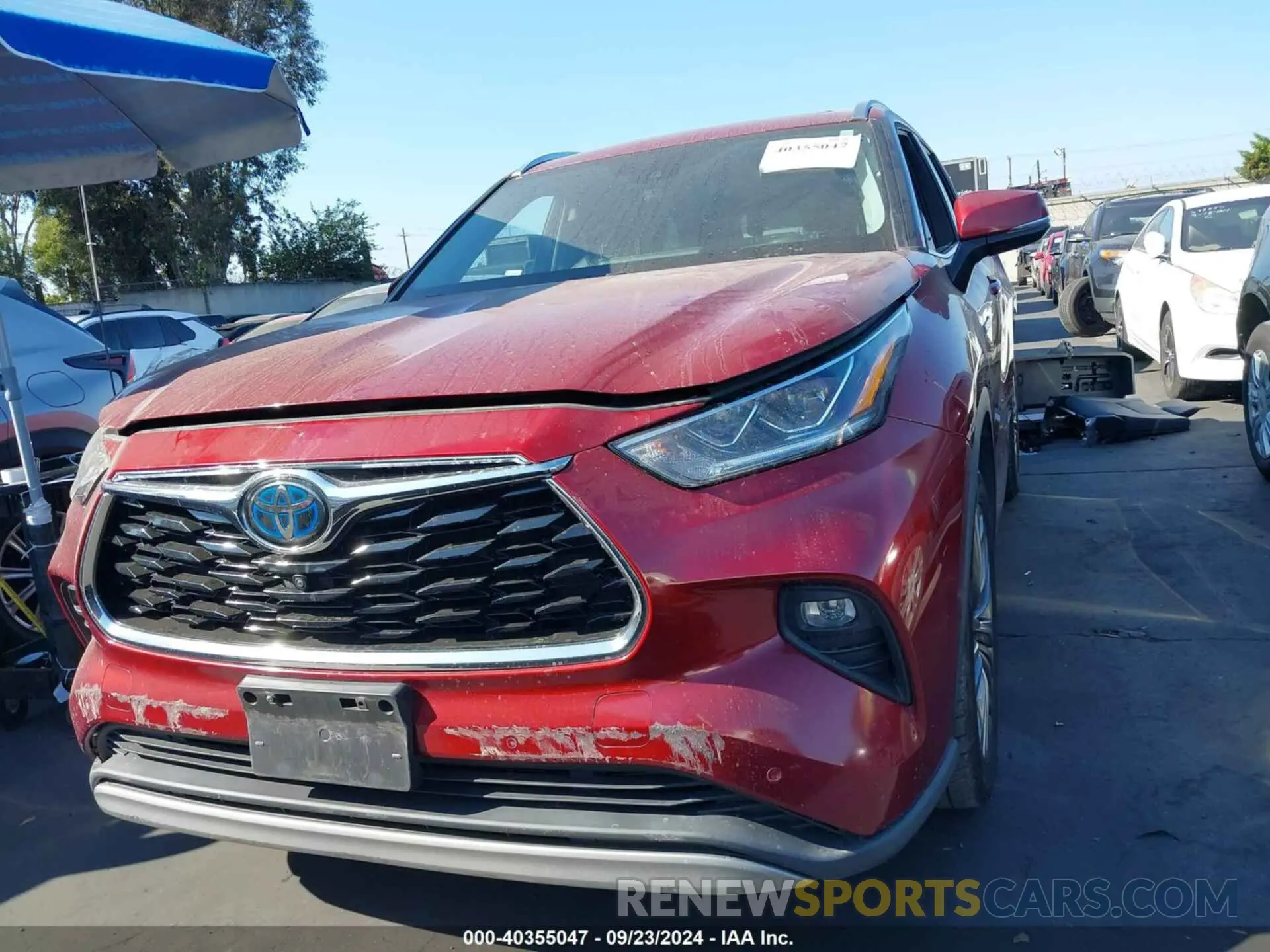 13 Photograph of a damaged car 5TDFARAH5LS000836 TOYOTA HIGHLANDER 2020