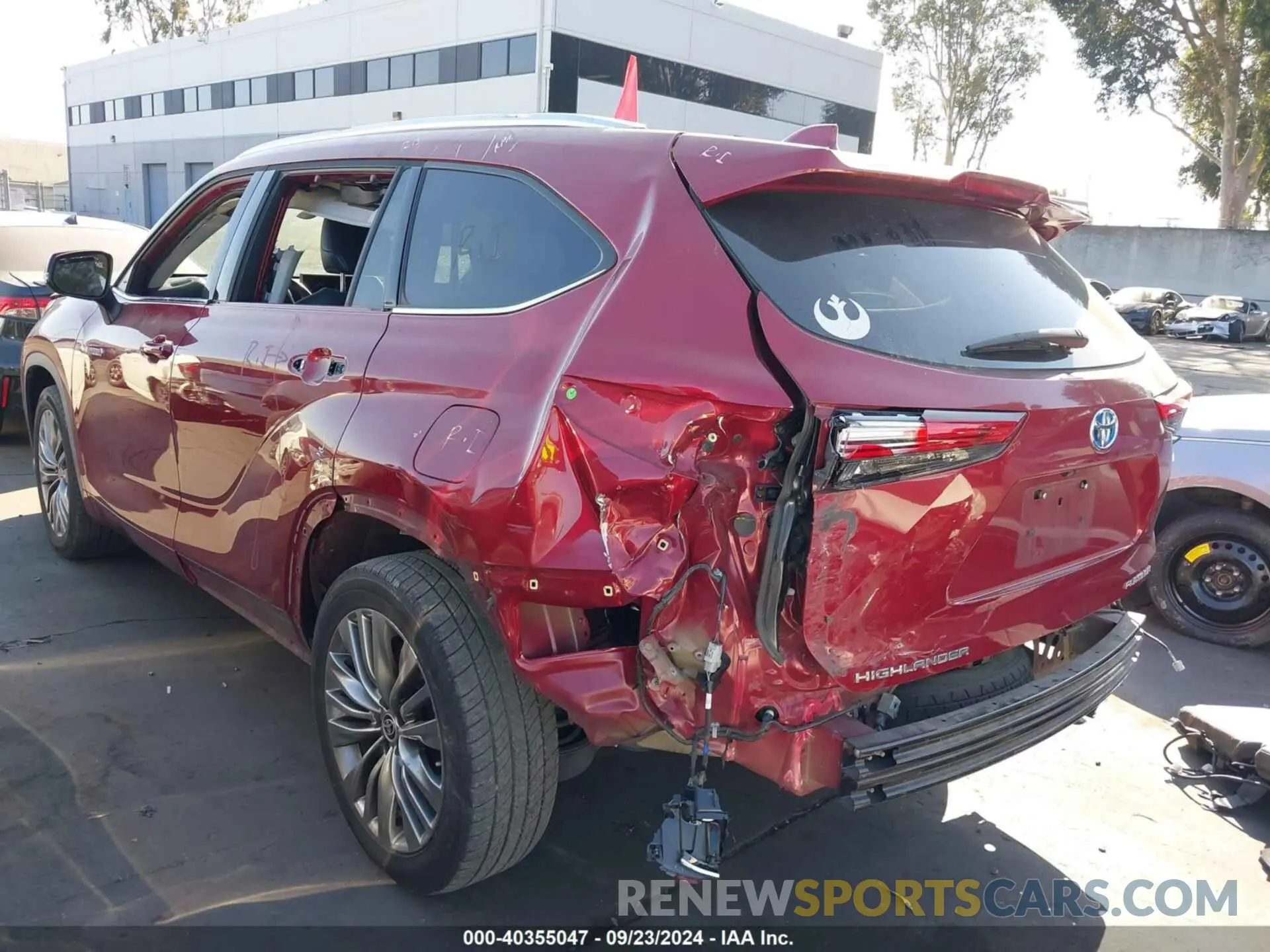 3 Photograph of a damaged car 5TDFARAH5LS000836 TOYOTA HIGHLANDER 2020