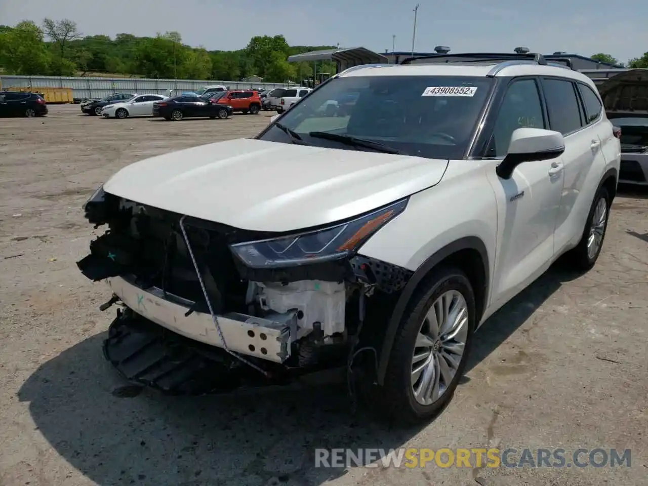 2 Photograph of a damaged car 5TDFARAH5LS003980 TOYOTA HIGHLANDER 2020