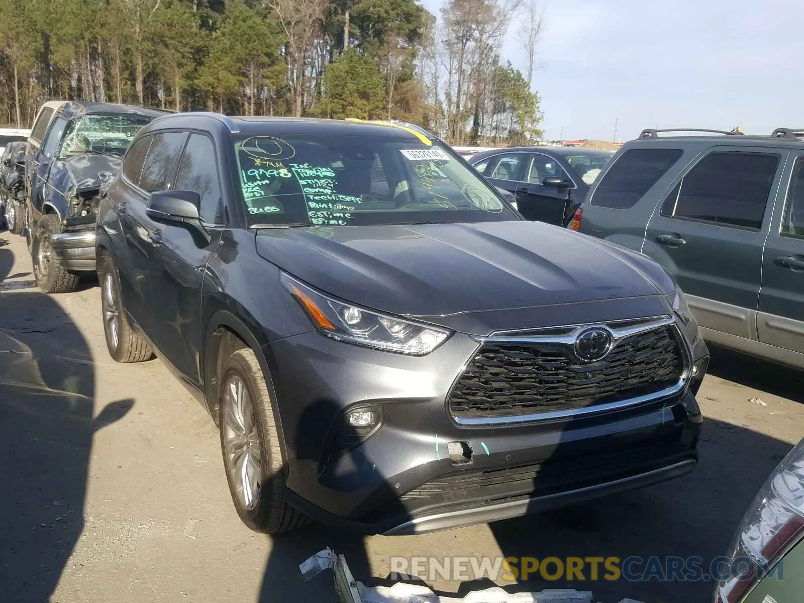 1 Photograph of a damaged car 5TDFZRAH1LS025788 TOYOTA HIGHLANDER 2020