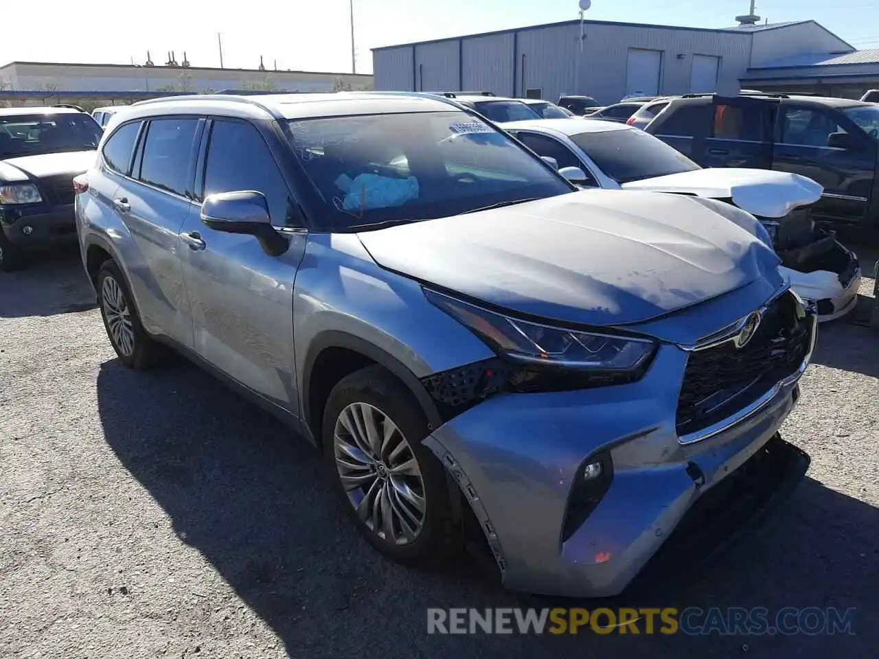 1 Photograph of a damaged car 5TDFZRAH7LS020899 TOYOTA HIGHLANDER 2020