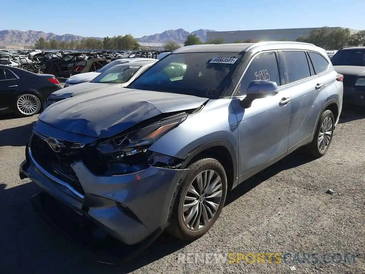 2 Photograph of a damaged car 5TDFZRAH7LS020899 TOYOTA HIGHLANDER 2020