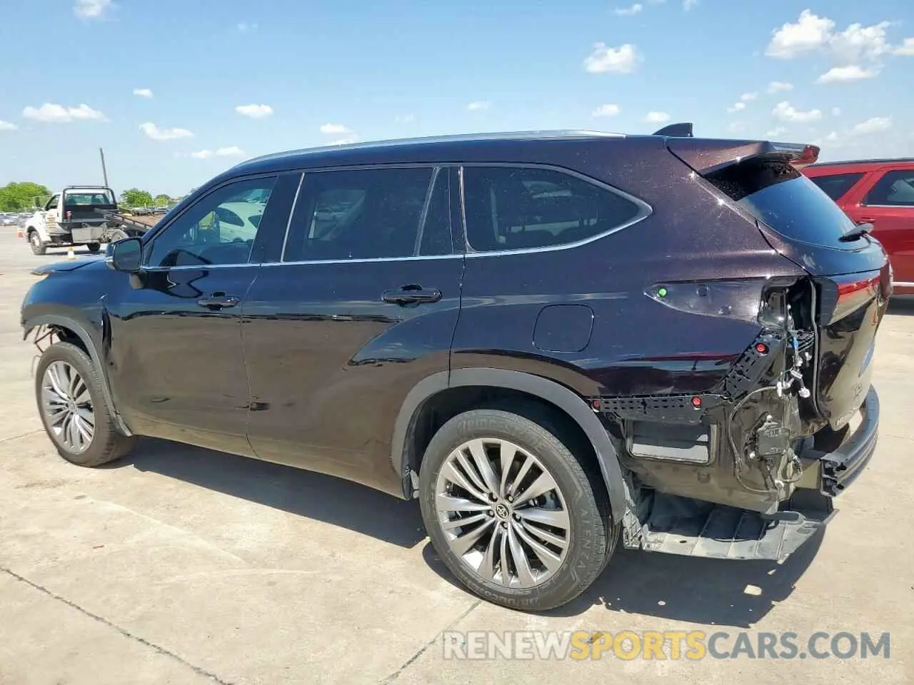 2 Photograph of a damaged car 5TDFZRAH7LS027559 TOYOTA HIGHLANDER 2020