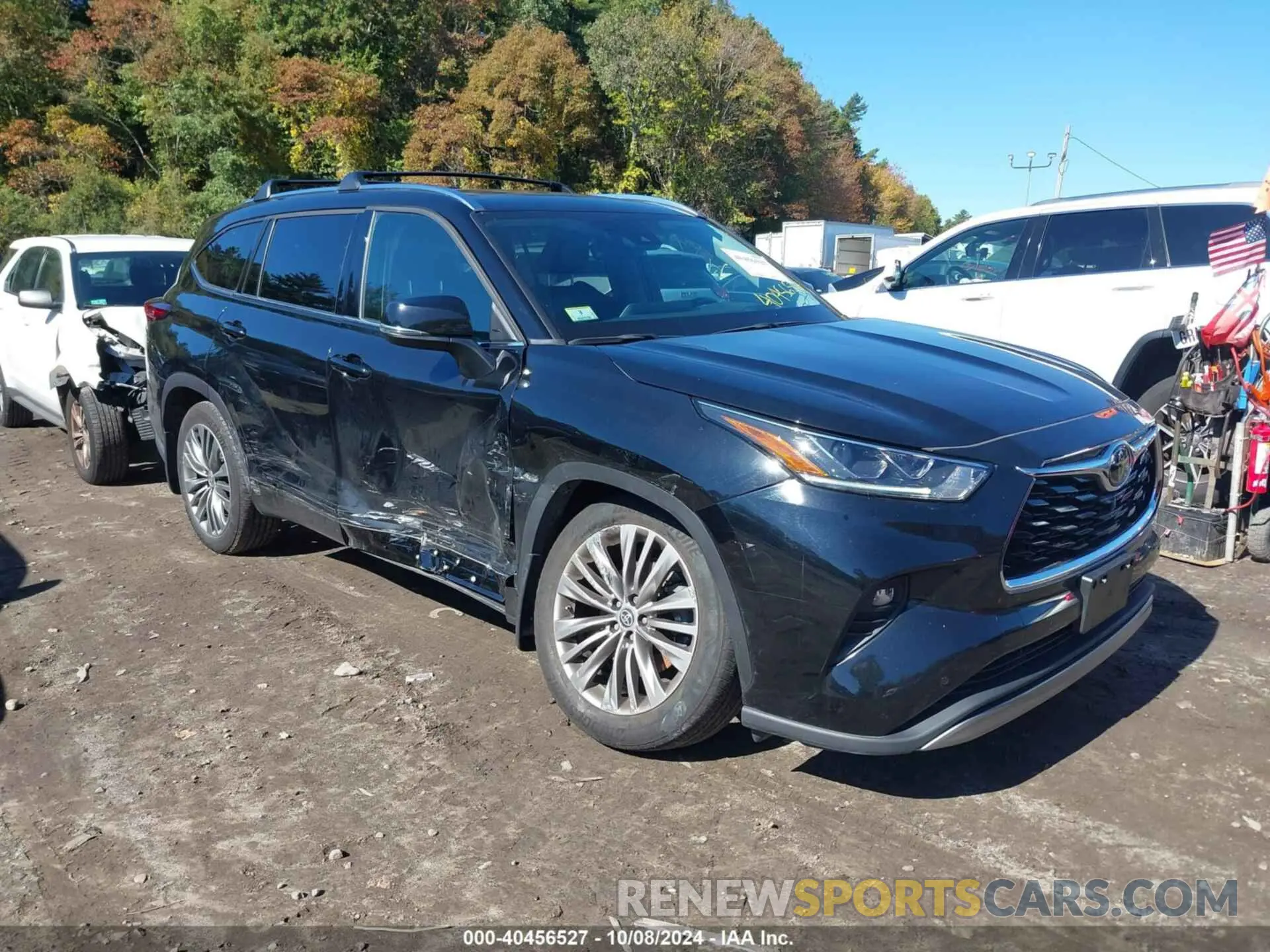 1 Photograph of a damaged car 5TDFZRBH0LS016126 TOYOTA HIGHLANDER 2020