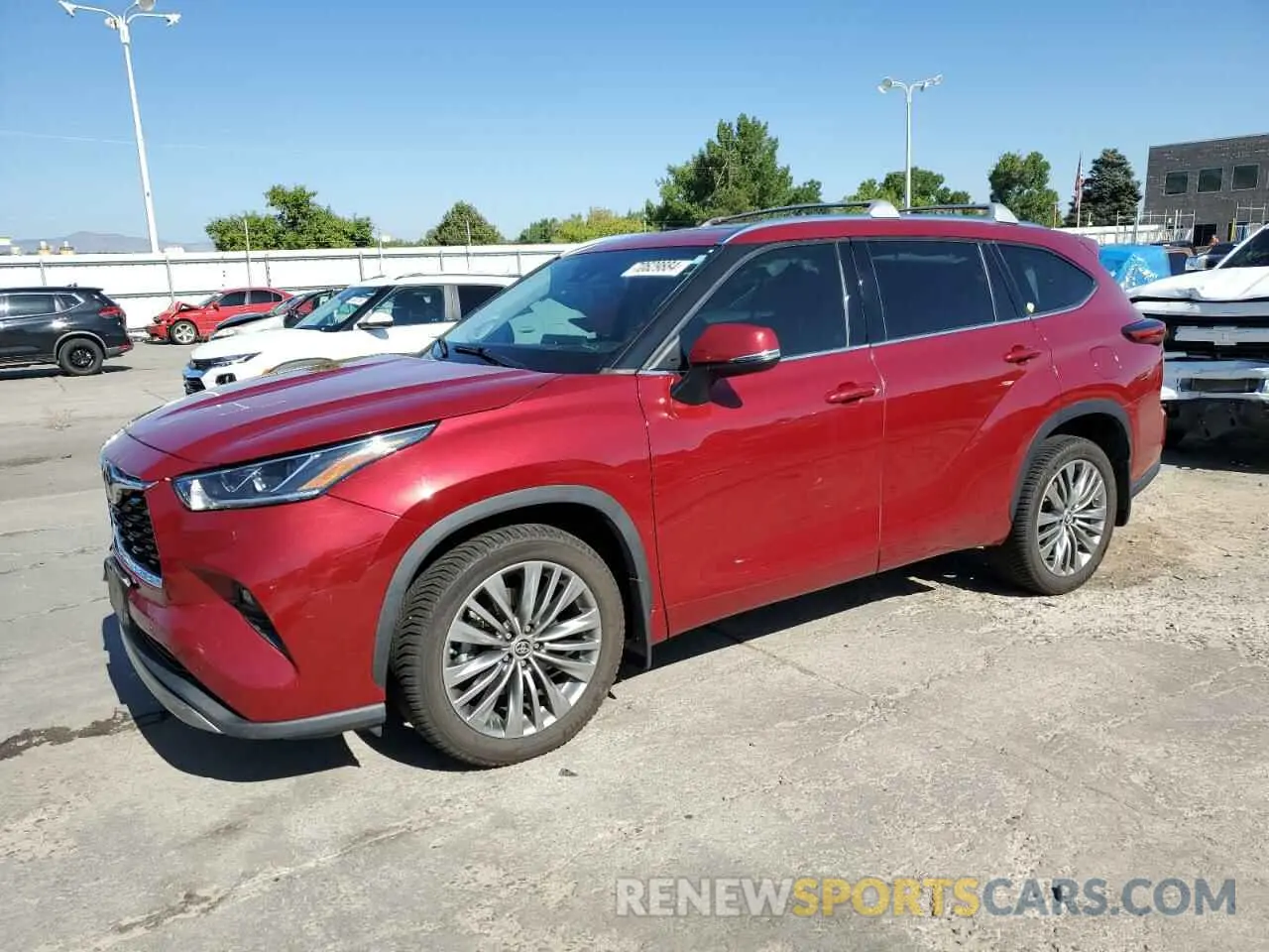 1 Photograph of a damaged car 5TDFZRBH1LS020587 TOYOTA HIGHLANDER 2020