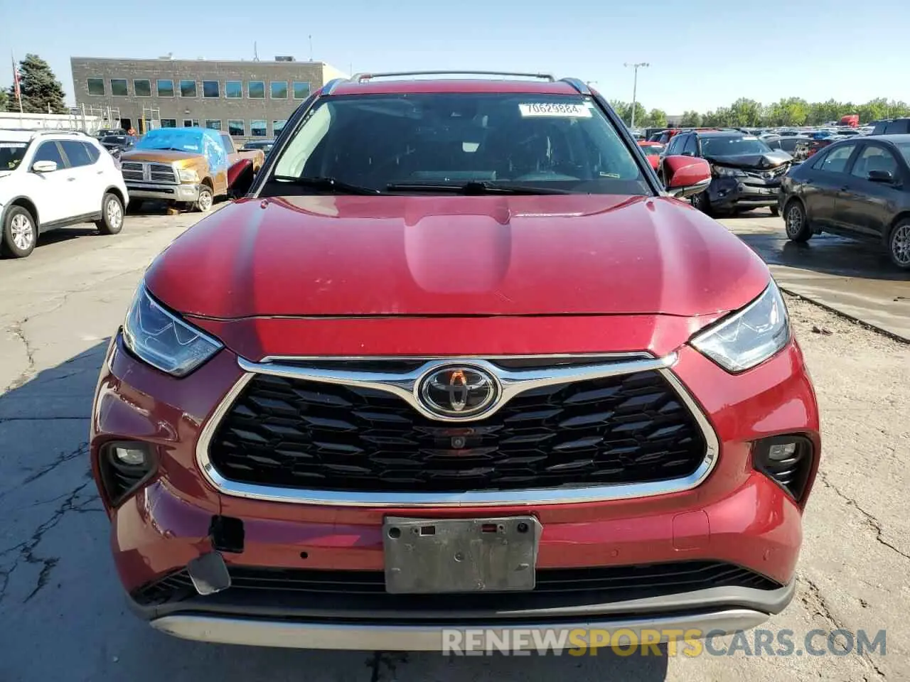 5 Photograph of a damaged car 5TDFZRBH1LS020587 TOYOTA HIGHLANDER 2020