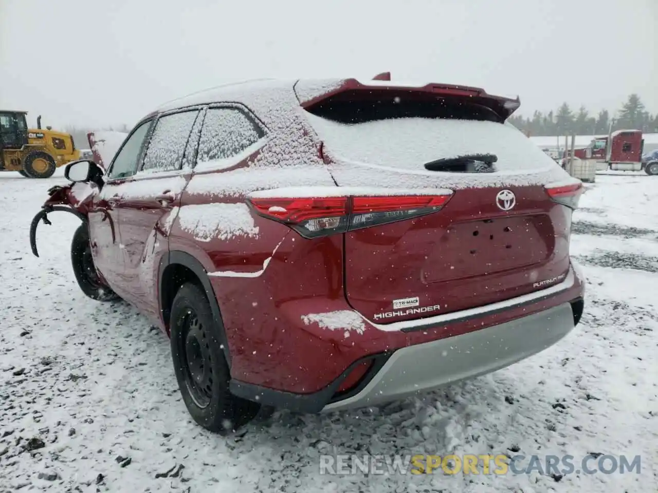 3 Photograph of a damaged car 5TDFZRBH1LS048020 TOYOTA HIGHLANDER 2020