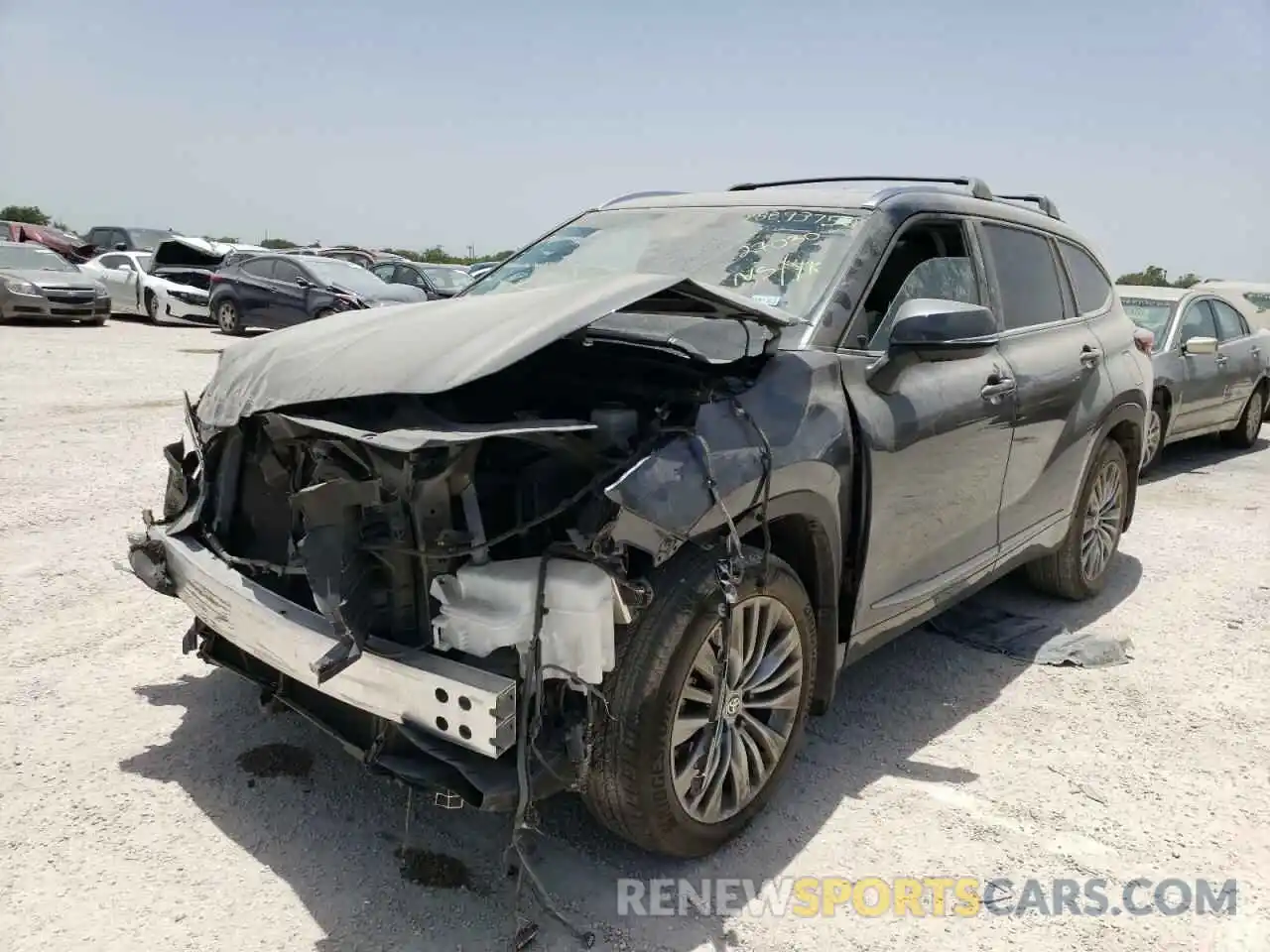 2 Photograph of a damaged car 5TDFZRBH2LS017293 TOYOTA HIGHLANDER 2020