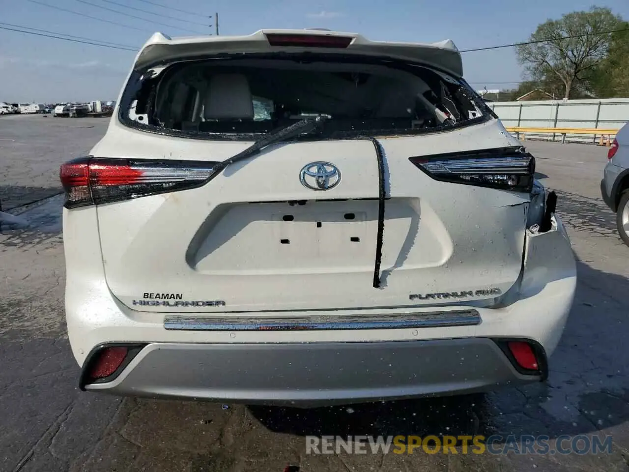 6 Photograph of a damaged car 5TDFZRBH2LS027824 TOYOTA HIGHLANDER 2020