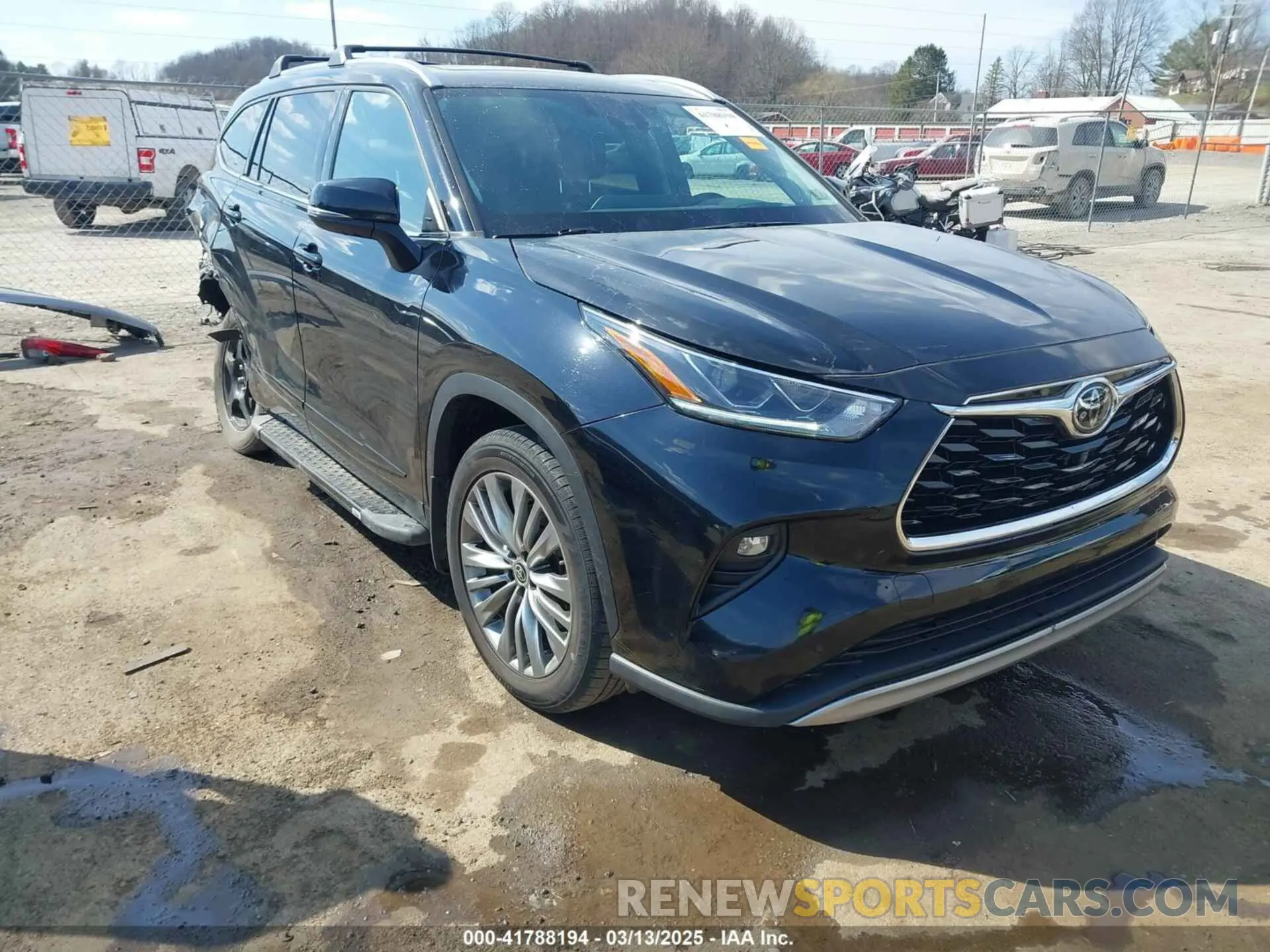 1 Photograph of a damaged car 5TDFZRBH2LS034921 TOYOTA HIGHLANDER 2020