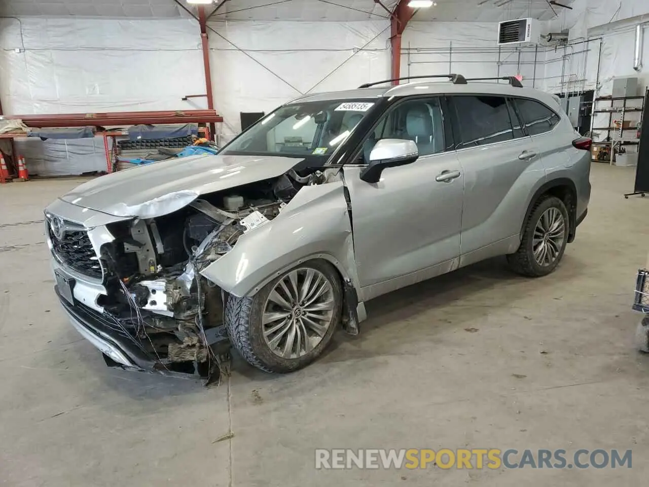 1 Photograph of a damaged car 5TDFZRBH7LS013644 TOYOTA HIGHLANDER 2020