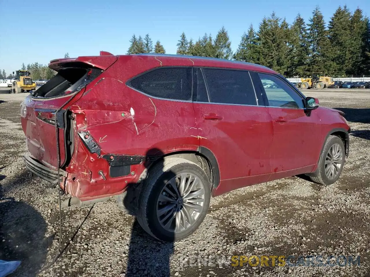 3 Photograph of a damaged car 5TDFZRBH7LS023509 TOYOTA HIGHLANDER 2020