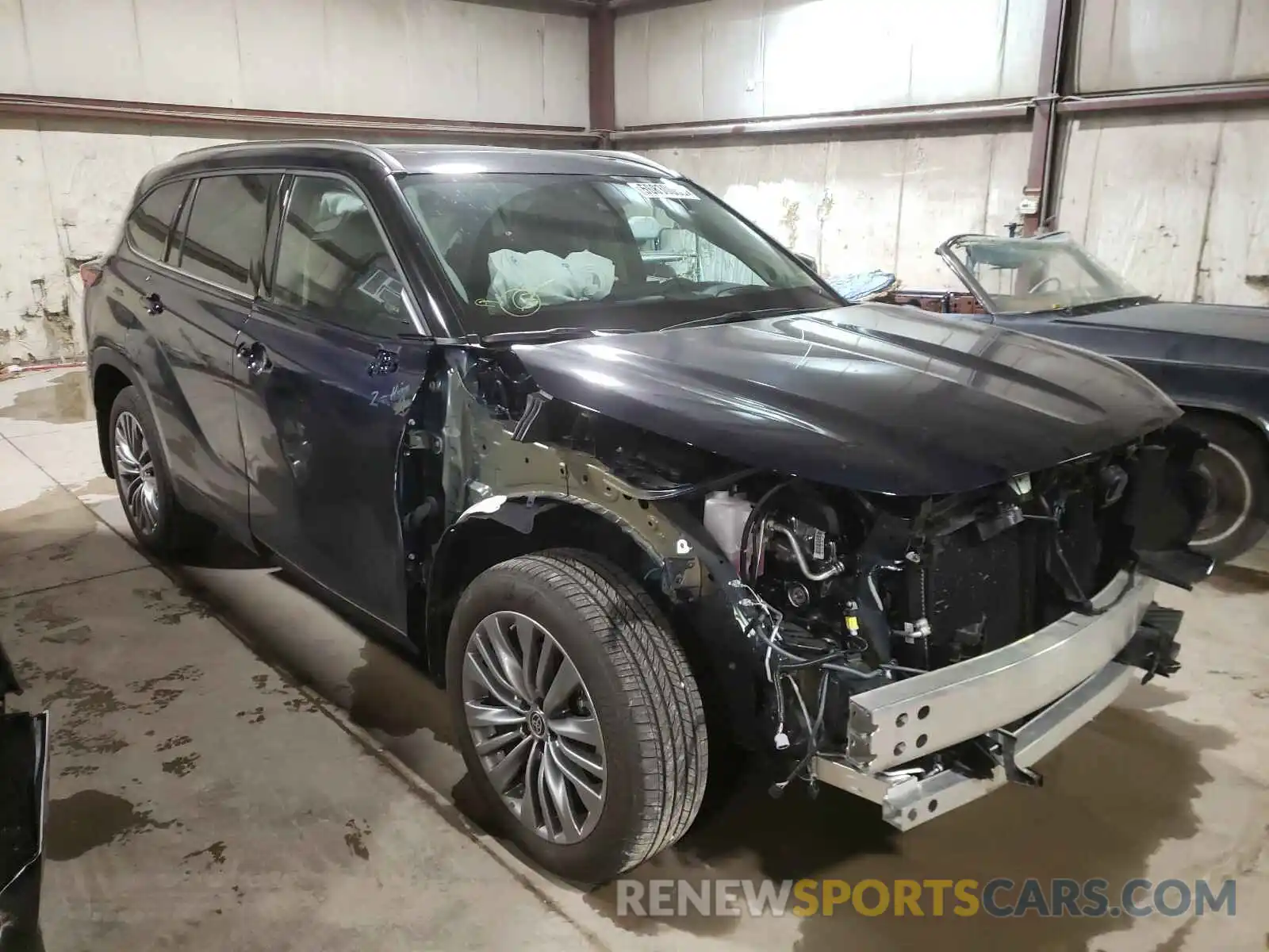 1 Photograph of a damaged car 5TDFZRBH7LS036406 TOYOTA HIGHLANDER 2020