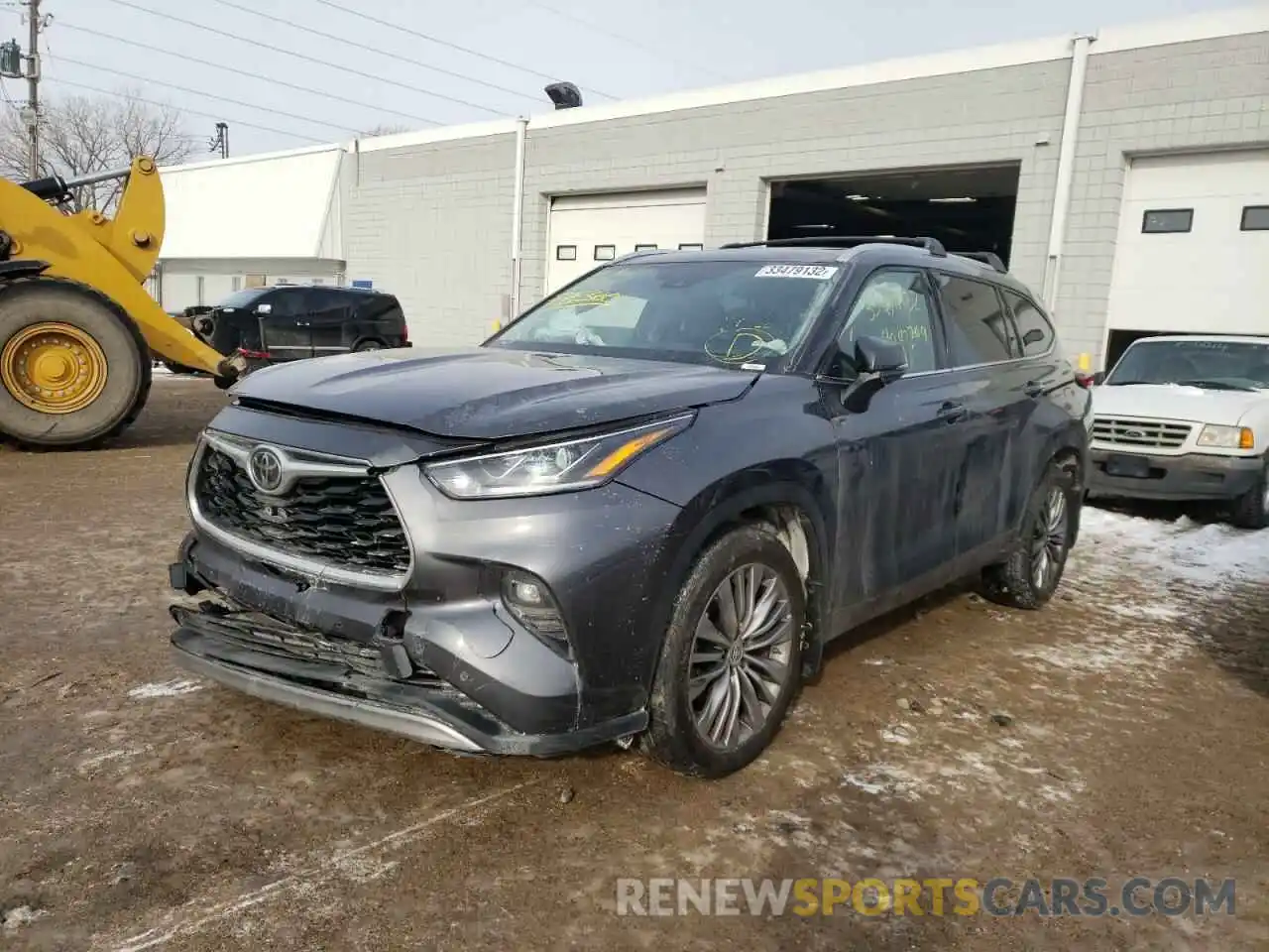 2 Photograph of a damaged car 5TDFZRBH8LS048631 TOYOTA HIGHLANDER 2020