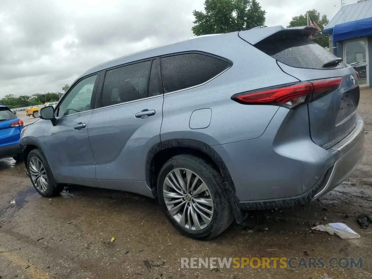 2 Photograph of a damaged car 5TDFZRBH9LS050744 TOYOTA HIGHLANDER 2020