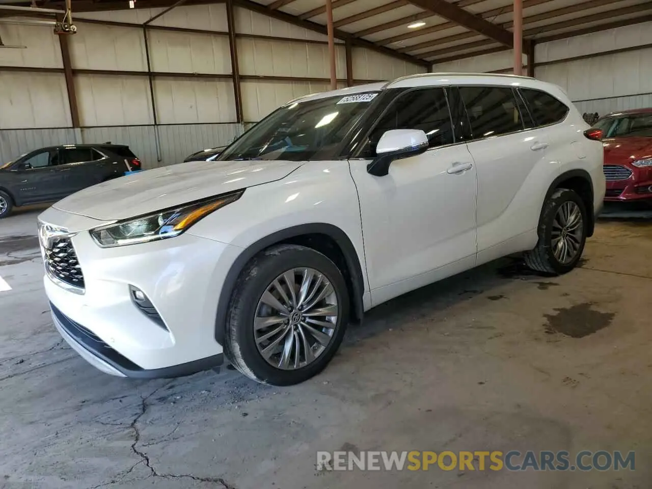 1 Photograph of a damaged car 5TDFZRBHXLS032592 TOYOTA HIGHLANDER 2020