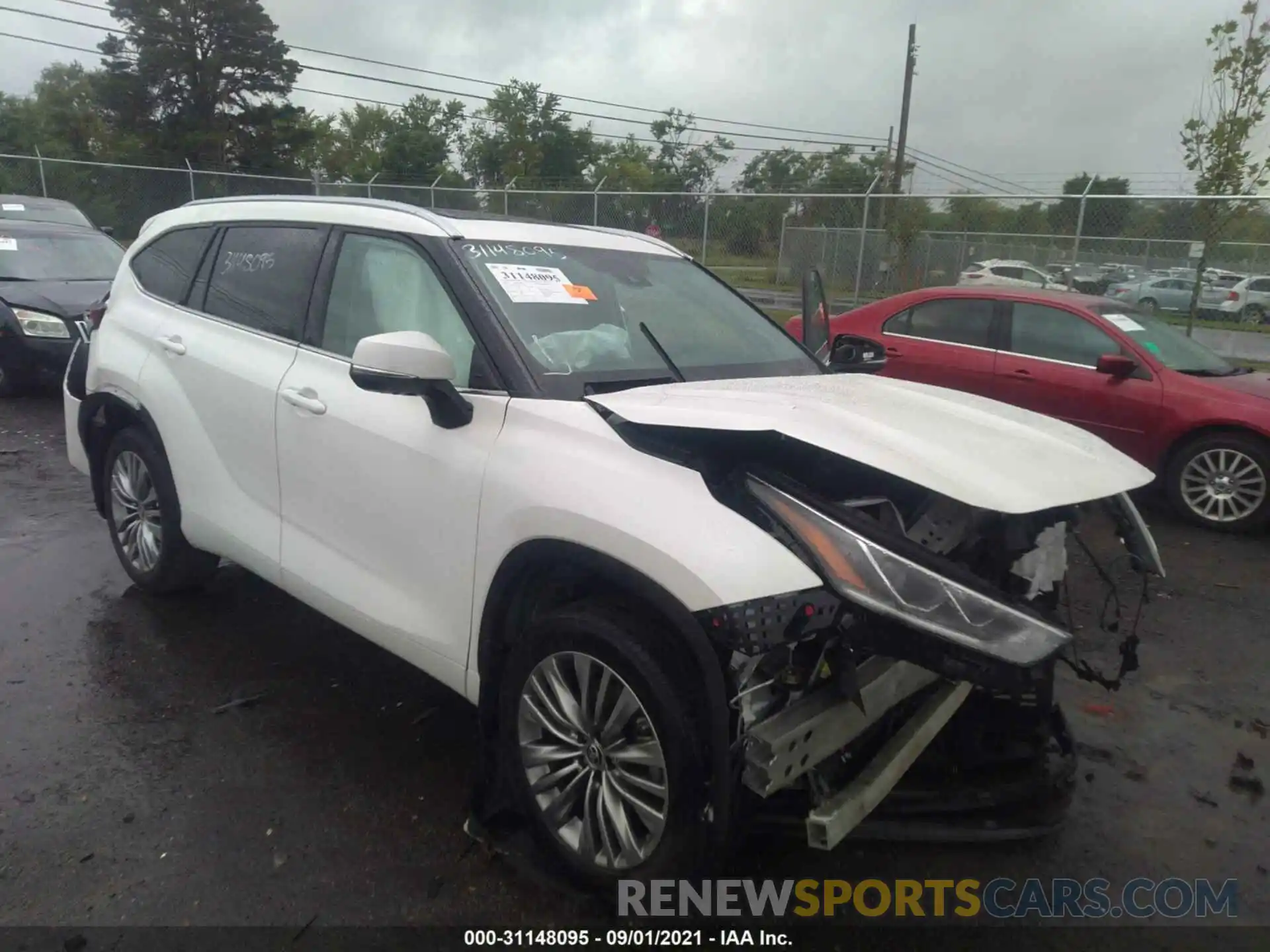 1 Photograph of a damaged car 5TDFZRBHXLS052602 TOYOTA HIGHLANDER 2020