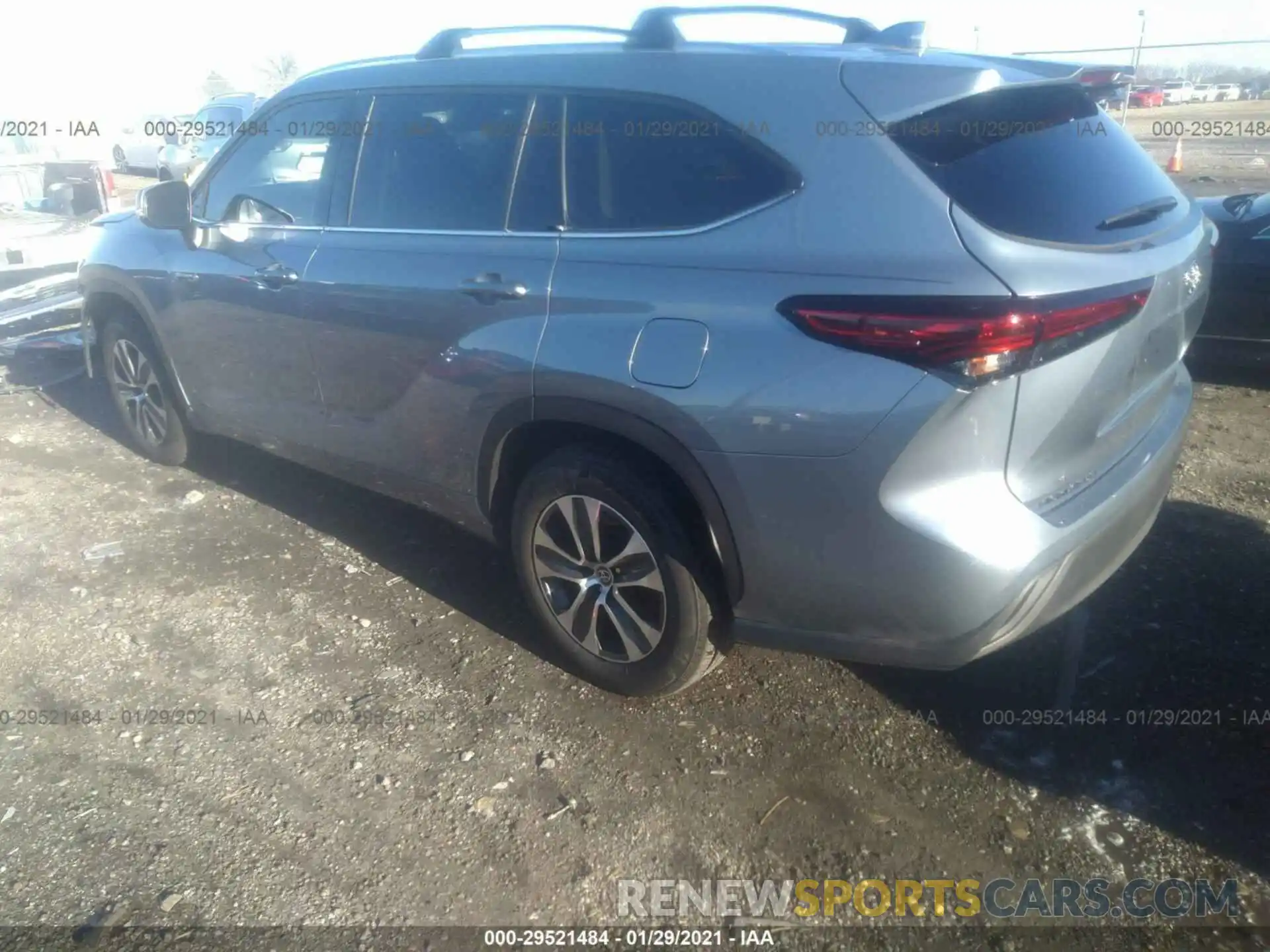 3 Photograph of a damaged car 5TDGARAH0LS000957 TOYOTA HIGHLANDER 2020