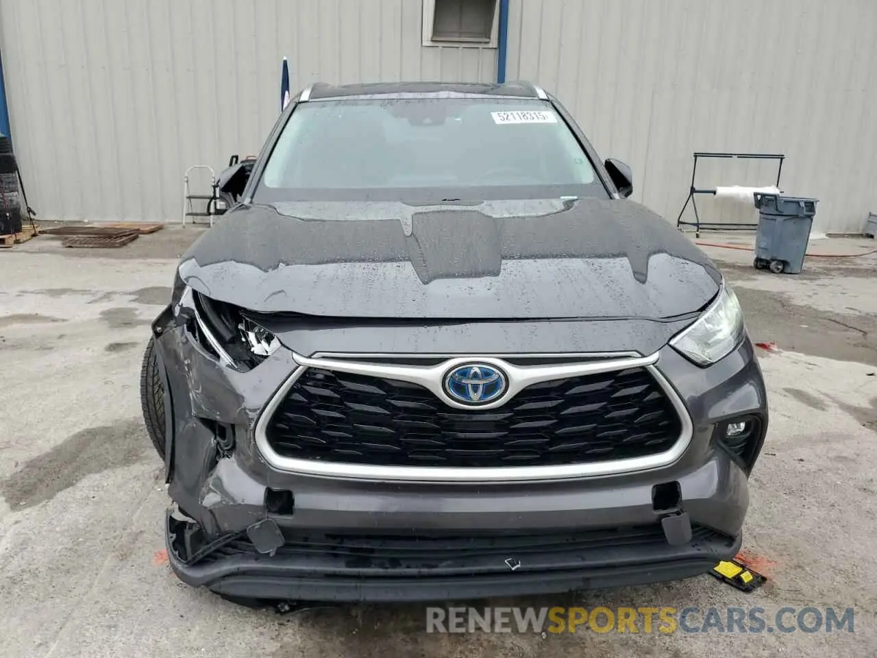 5 Photograph of a damaged car 5TDGARAH2LS500540 TOYOTA HIGHLANDER 2020