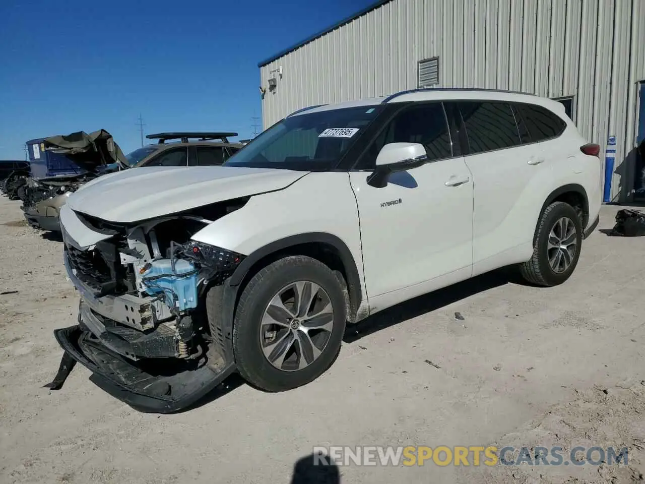 1 Photograph of a damaged car 5TDGARAH4LS501673 TOYOTA HIGHLANDER 2020