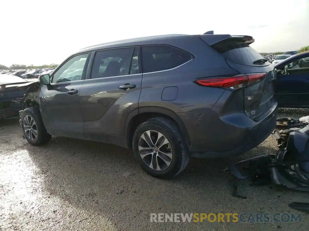 2 Photograph of a damaged car 5TDGARAH6LS502338 TOYOTA HIGHLANDER 2020