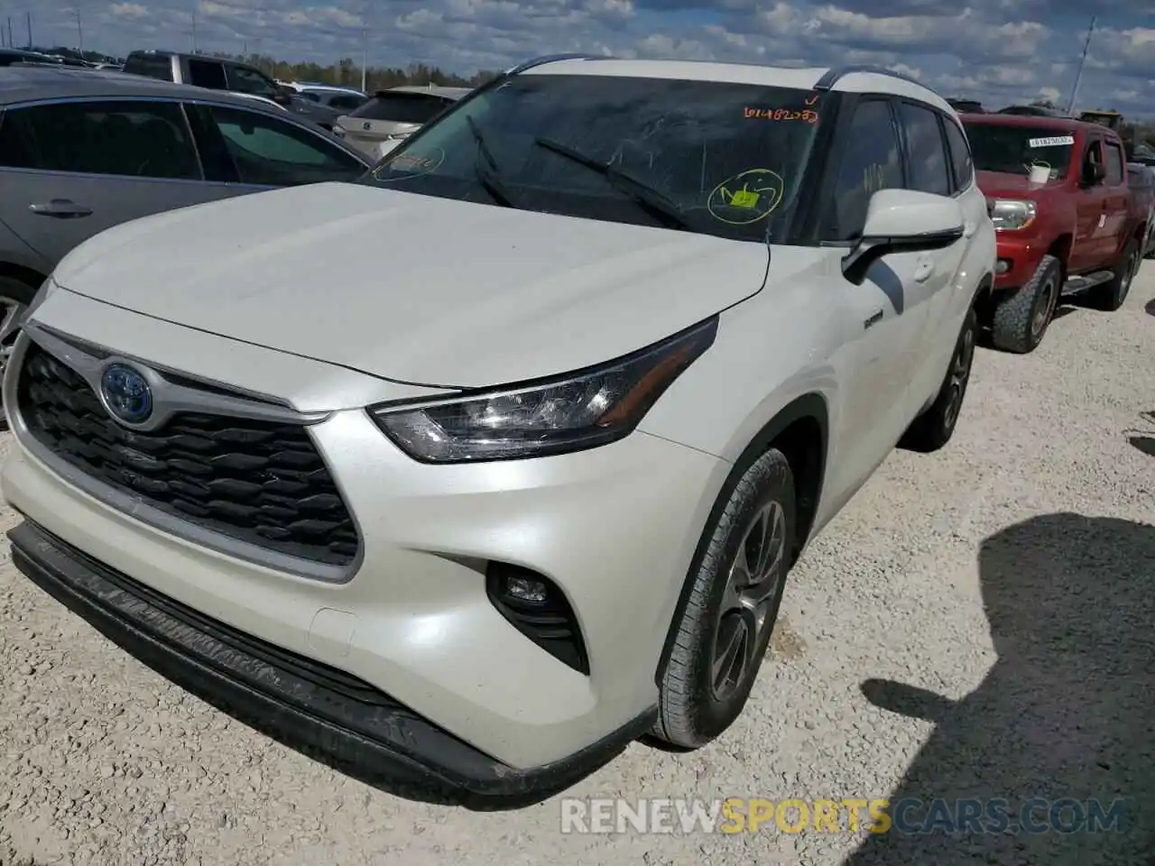 2 Photograph of a damaged car 5TDGARAH7LS502526 TOYOTA HIGHLANDER 2020